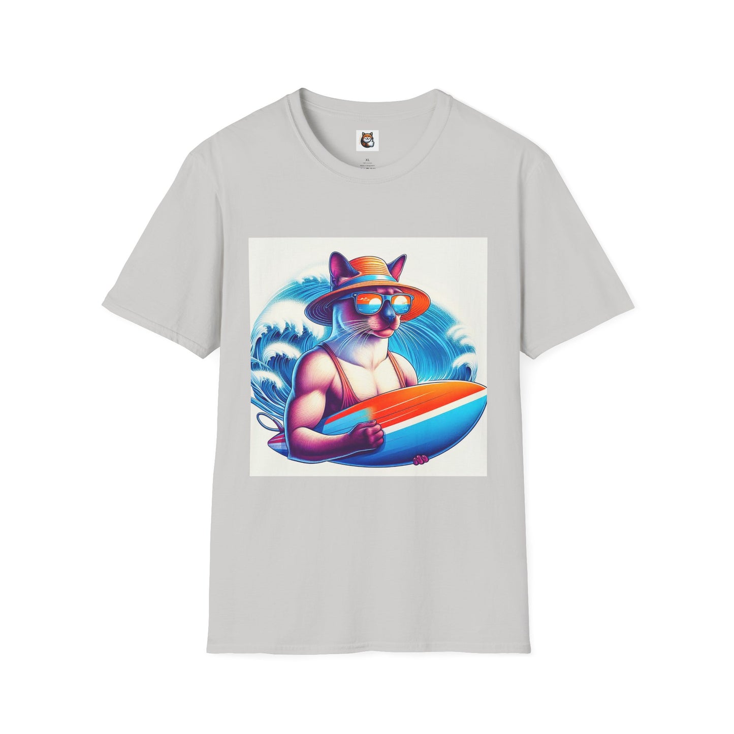 Siamese Cat surfing kitty