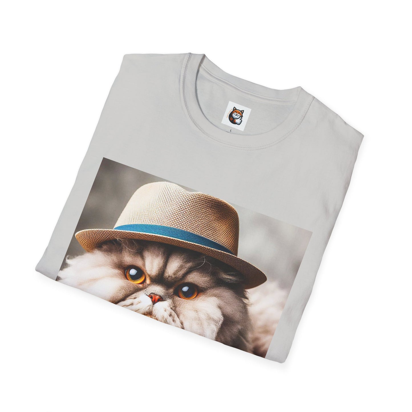 Selkirk Rex Cat T-Shirt top hat and bow tie