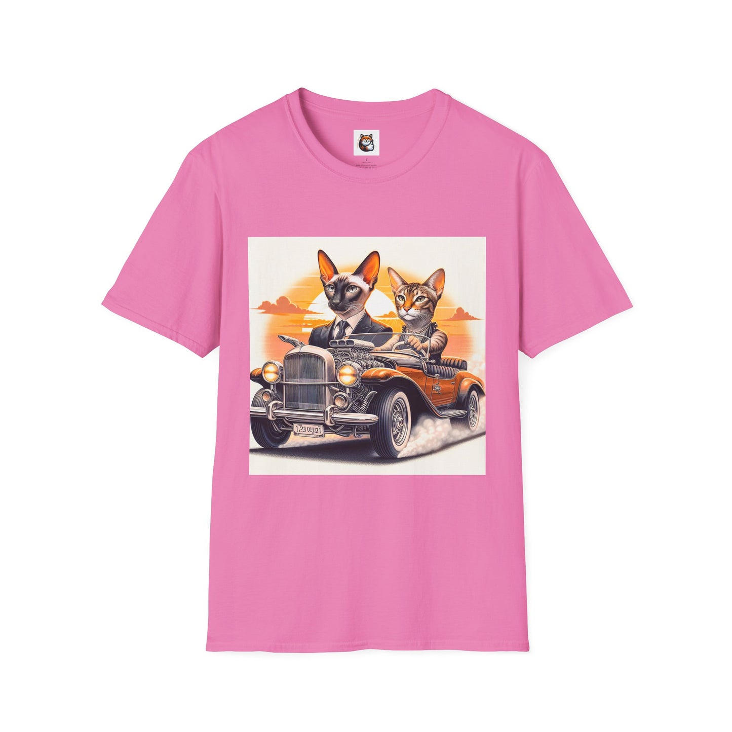 Wacky Oriental Shorthair Unisex Softstyle T-Shirt