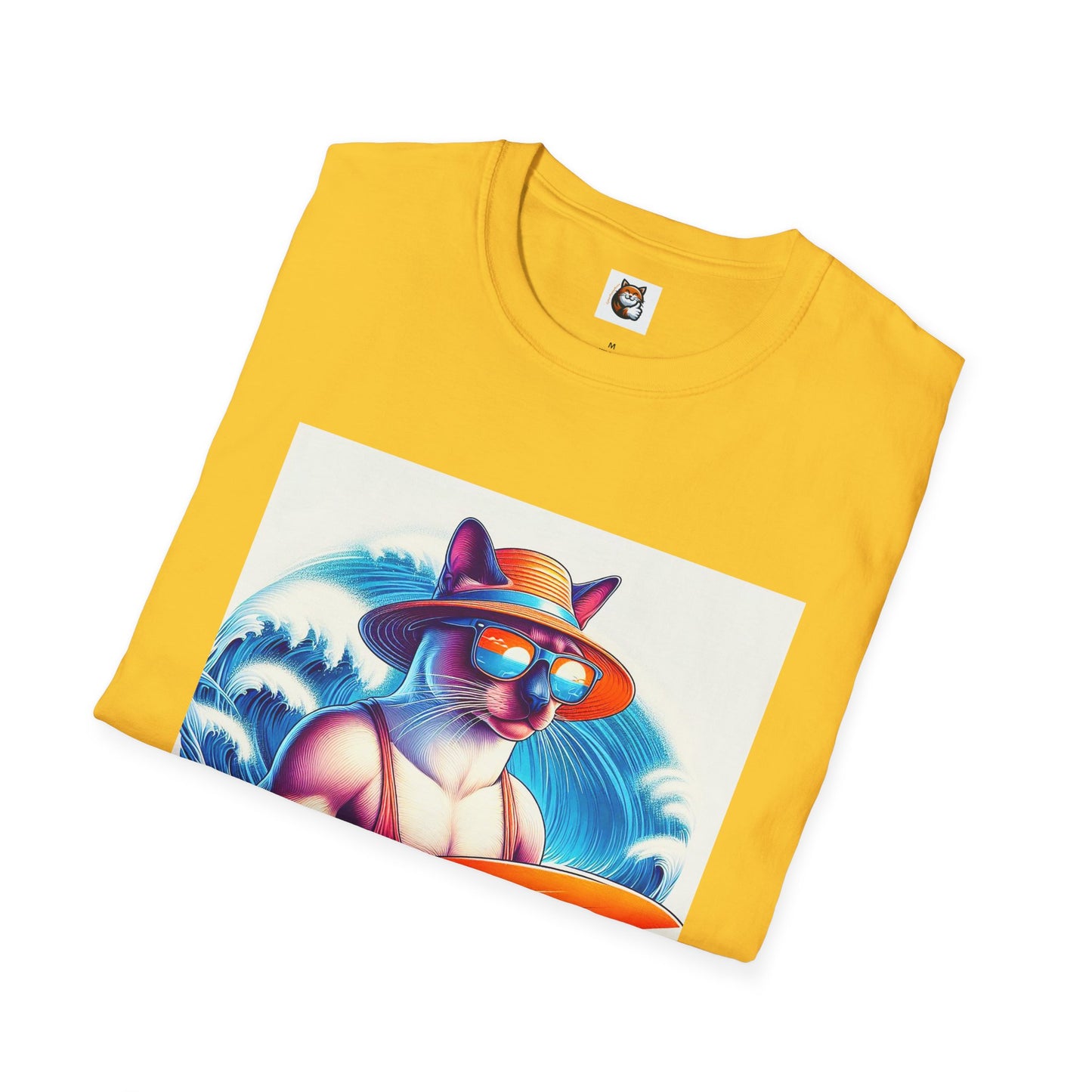 Siamese Cat surfing kitty