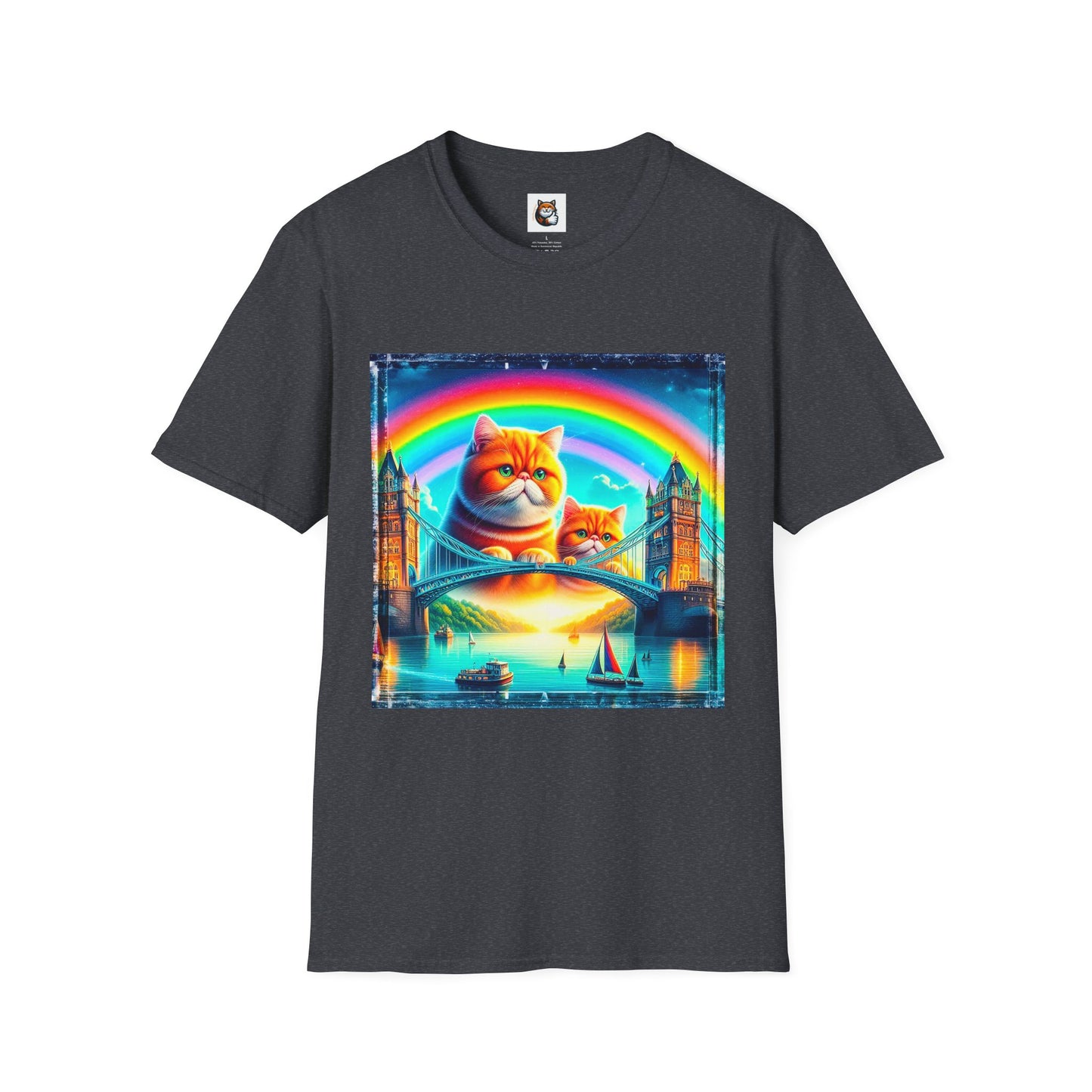 Exotic Shorthair Cat Unisex Softstyle T-Shirt