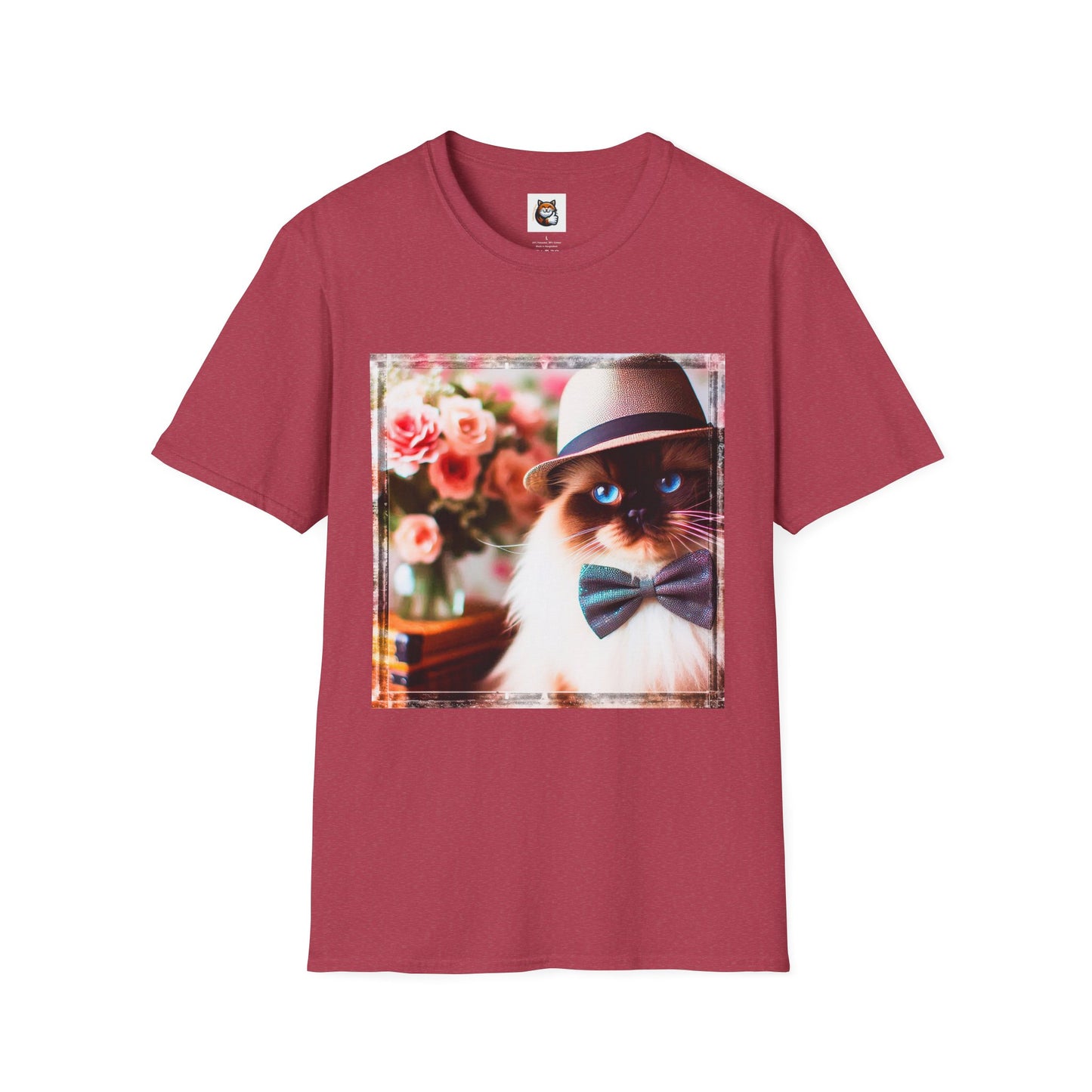 Ragdoll Unisex bow tie and hat T-Shirt