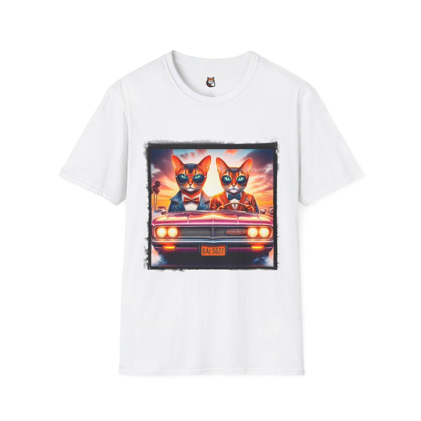 Wacky car driving Unisex Softstyle T-Shirt