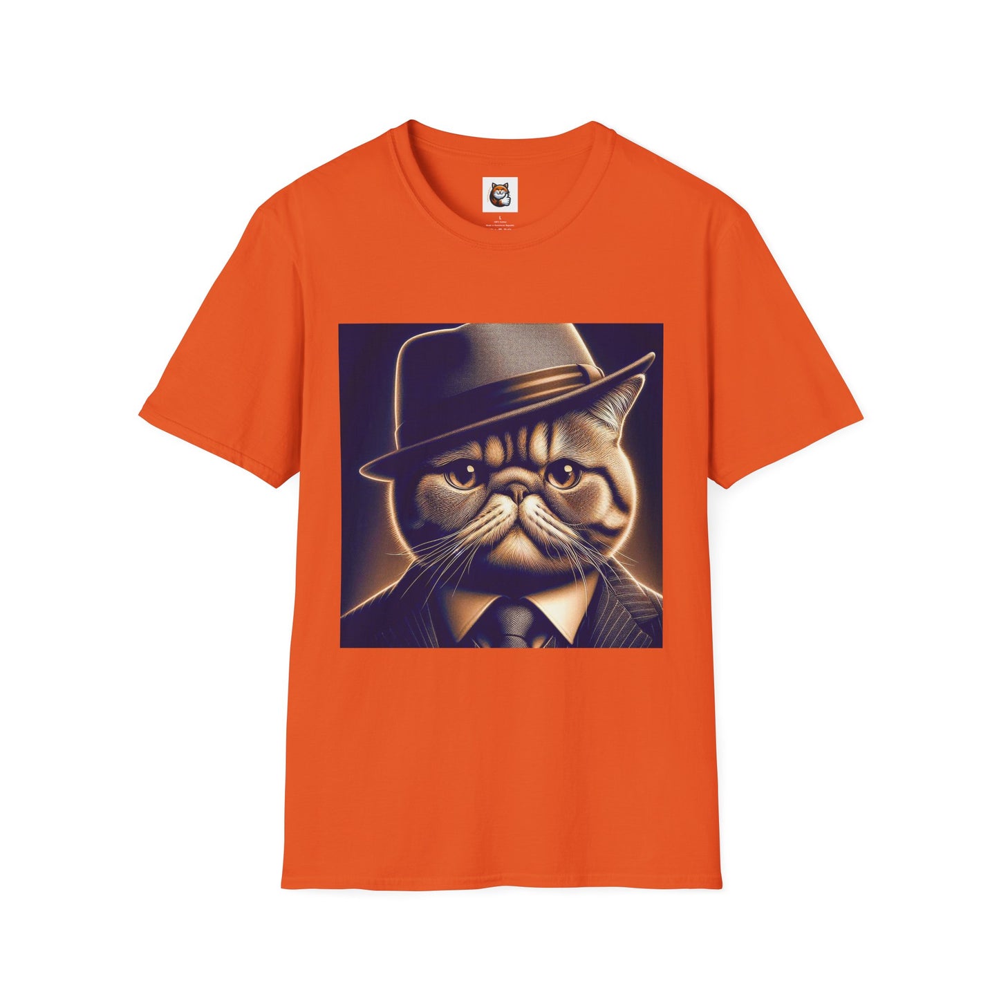 Exotic Shorthair Cat Unisex Softstyle T-Shirt