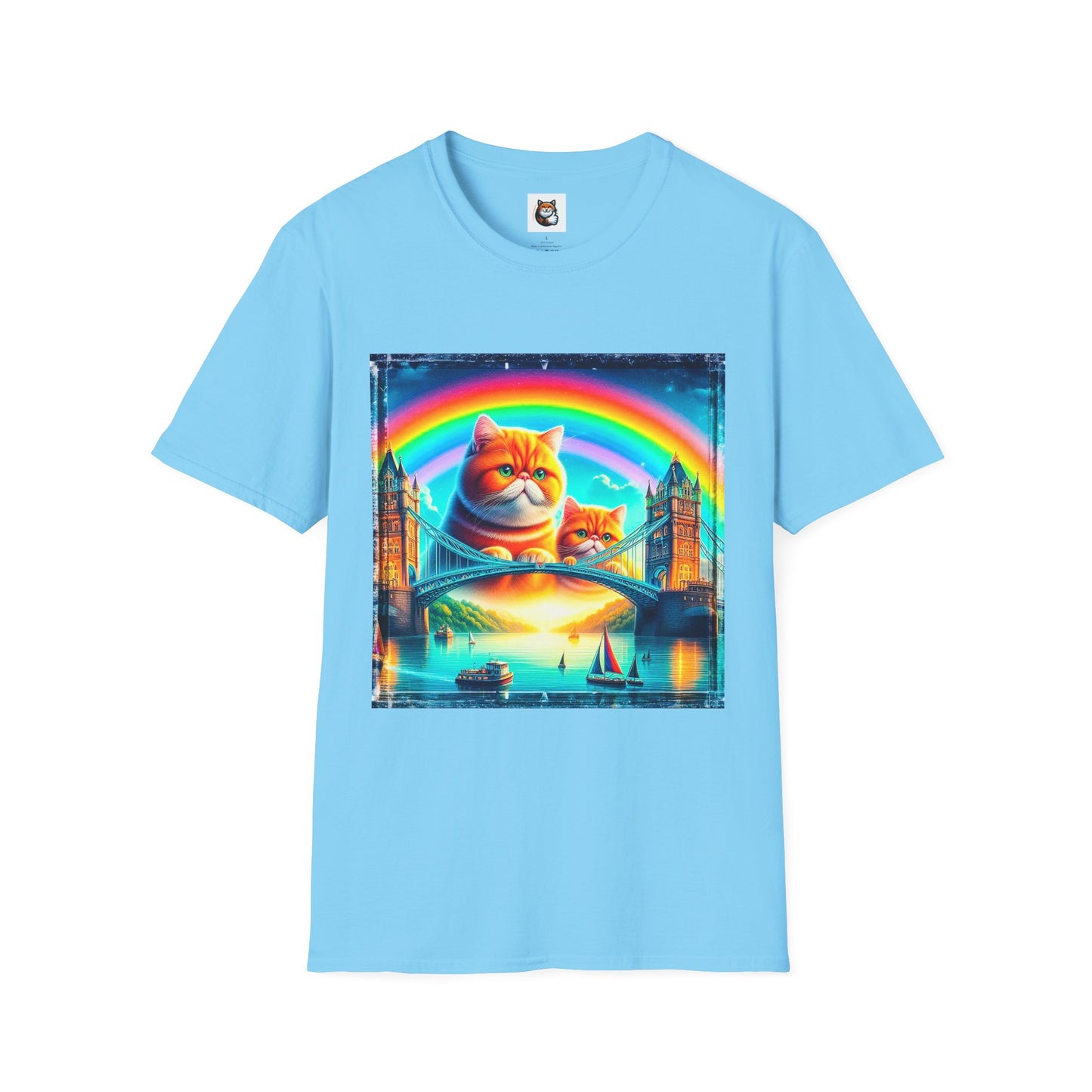 Exotic Shorthair Cat Unisex Softstyle T-Shirt
