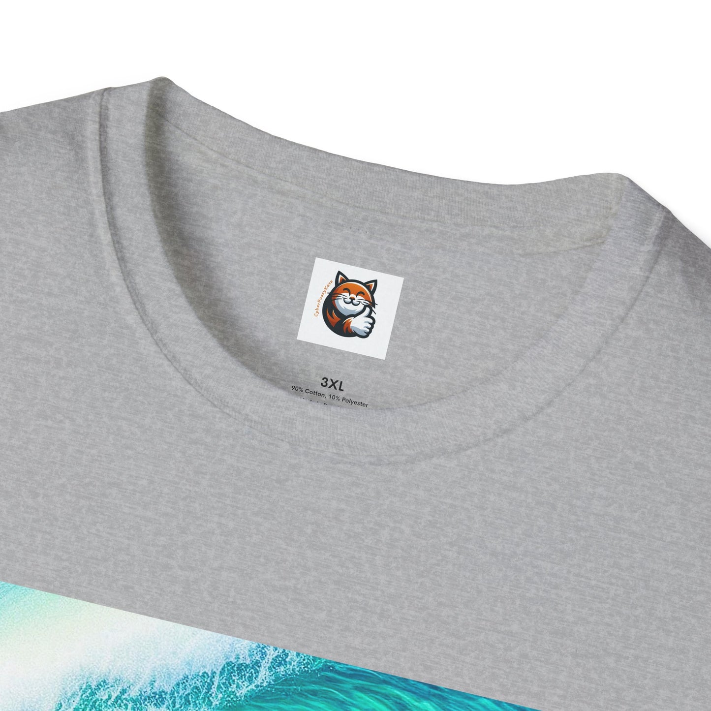 Siberian Cat surfs up shirt