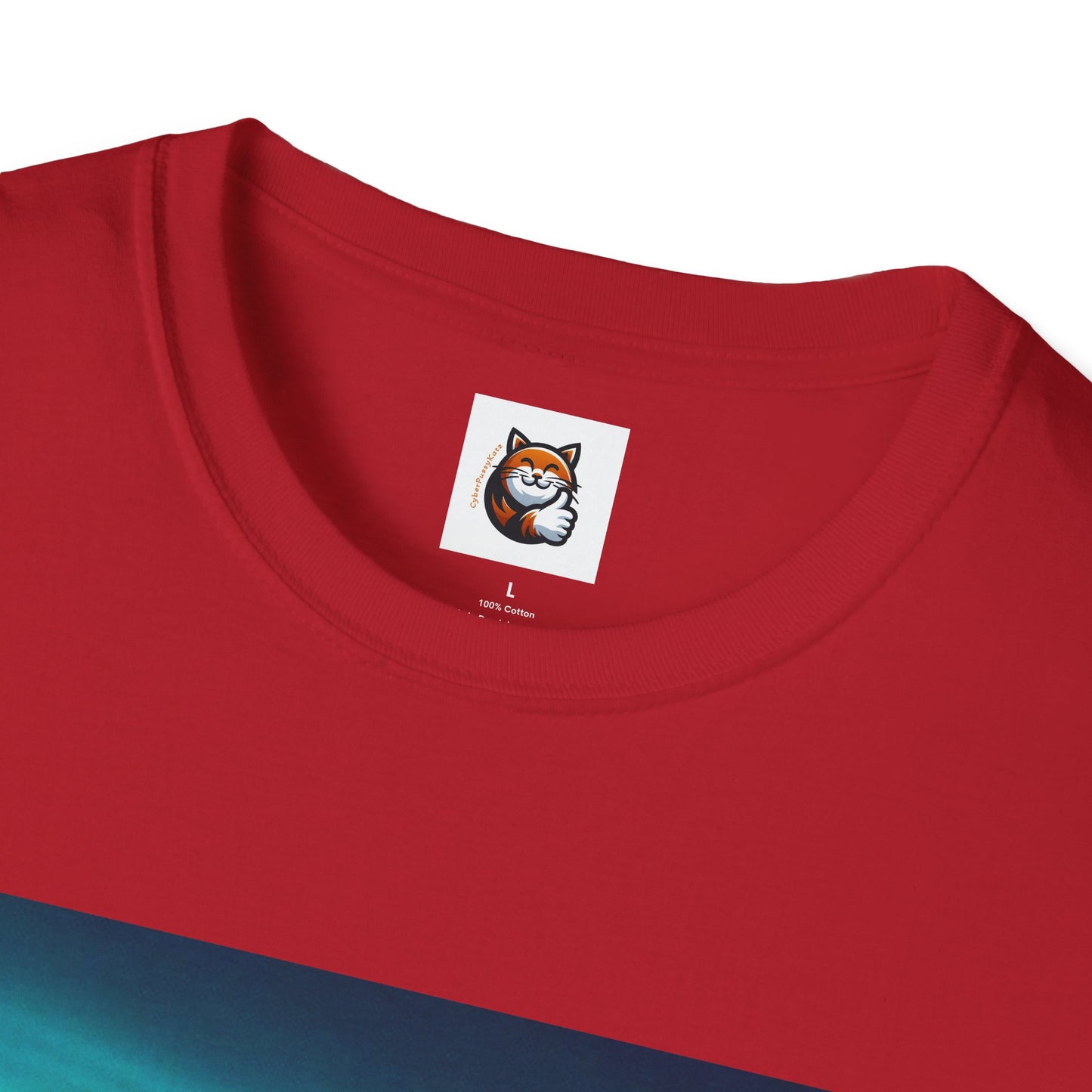 Wacky Persian Cat Unisex Softstyle T-Shirt