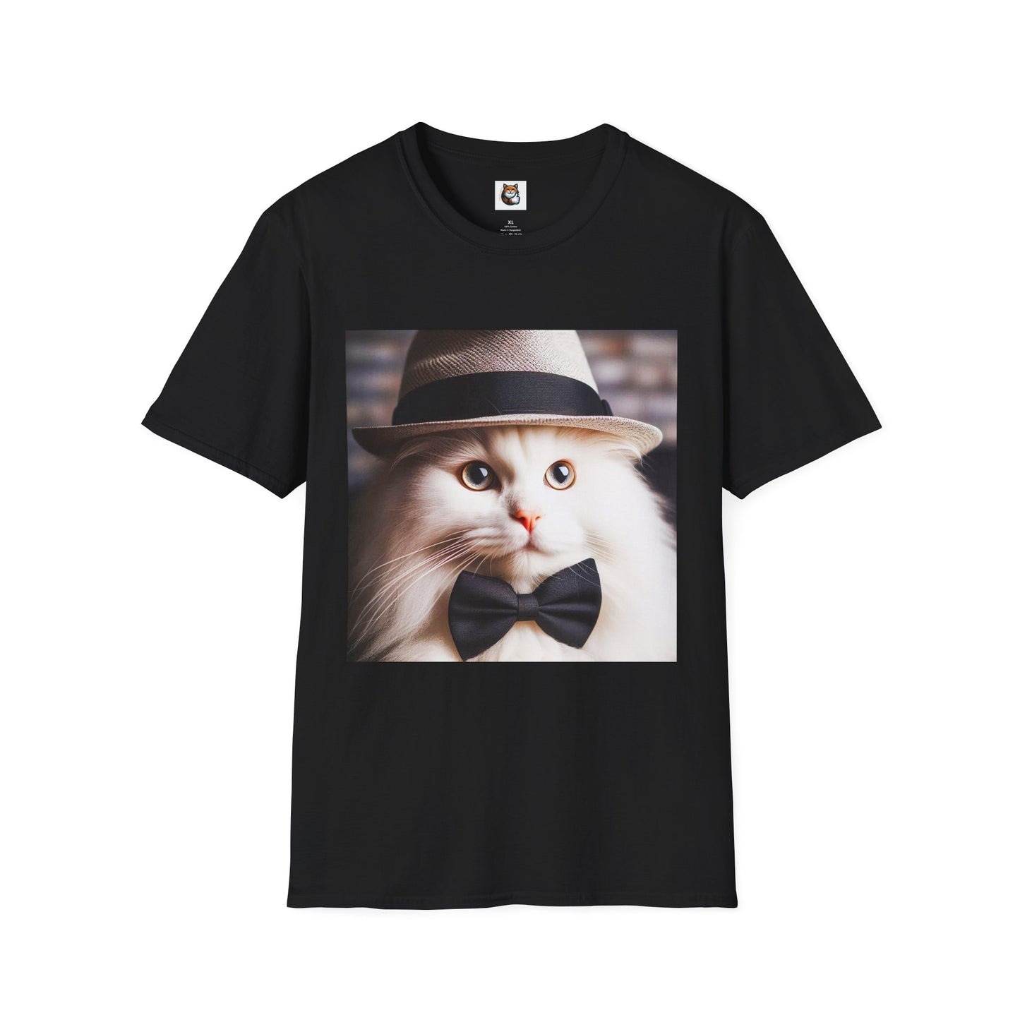 Siberian Cat black bow tie