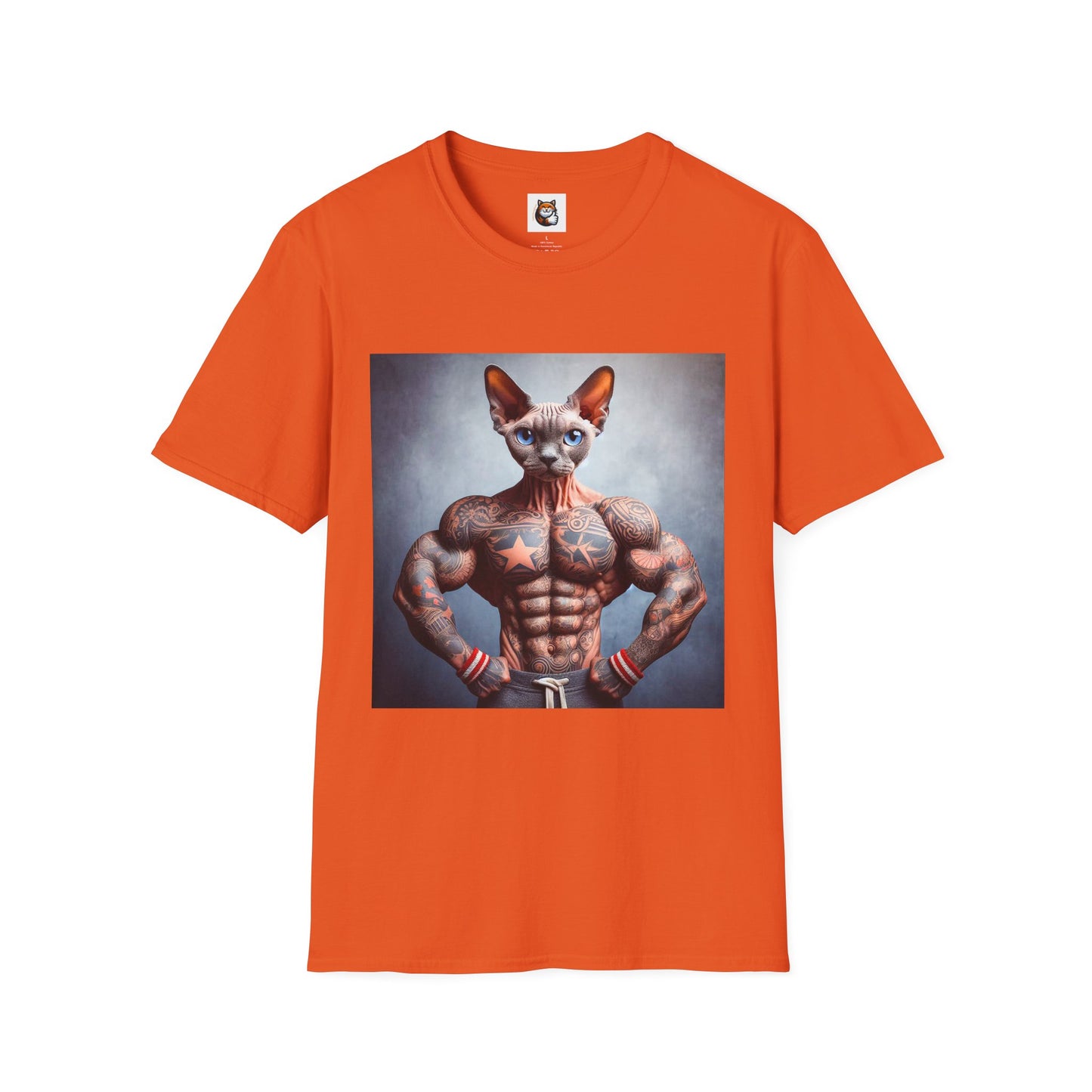 Devon Rex Cat Unisex Softstyle T-Shirt