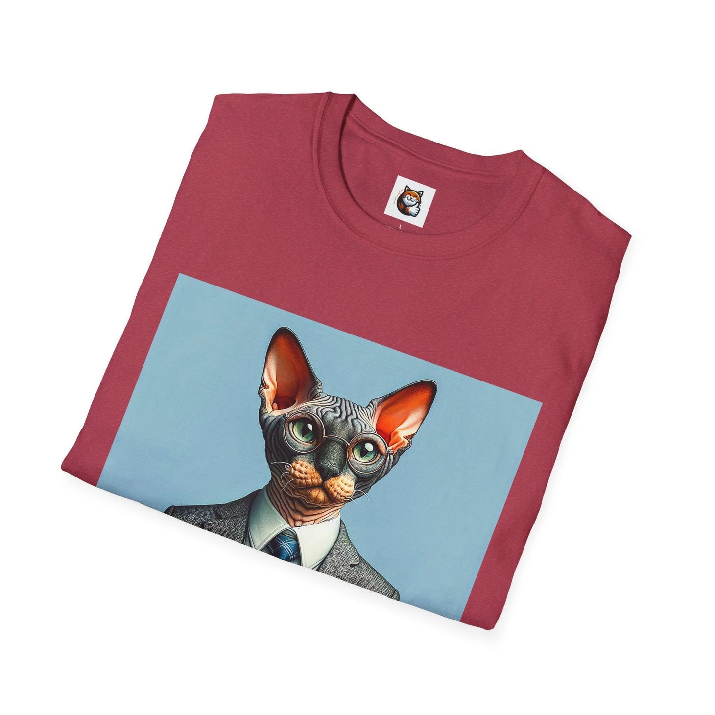Cornish Rex Cat business professional T-Shirt by Printify