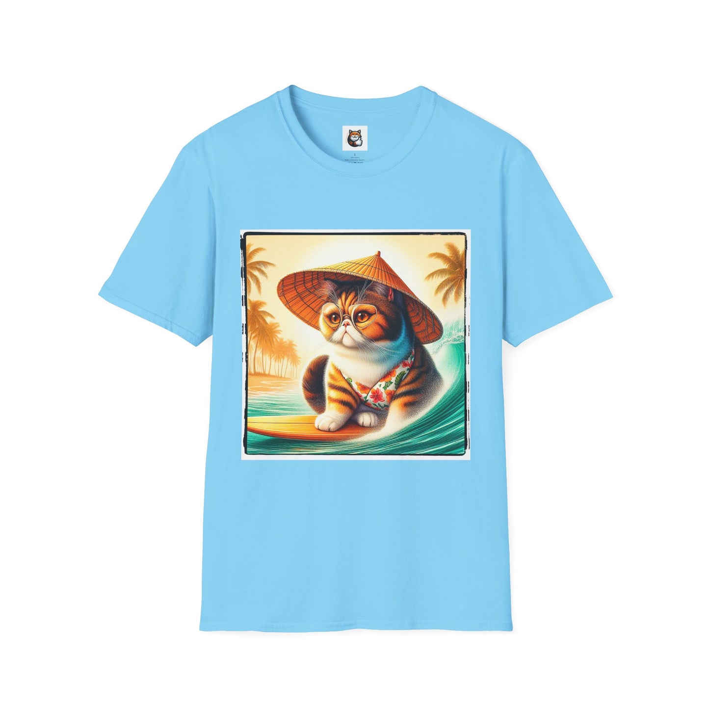 Exotic Shorthair Cat Unisex Softstyle T-Shirt