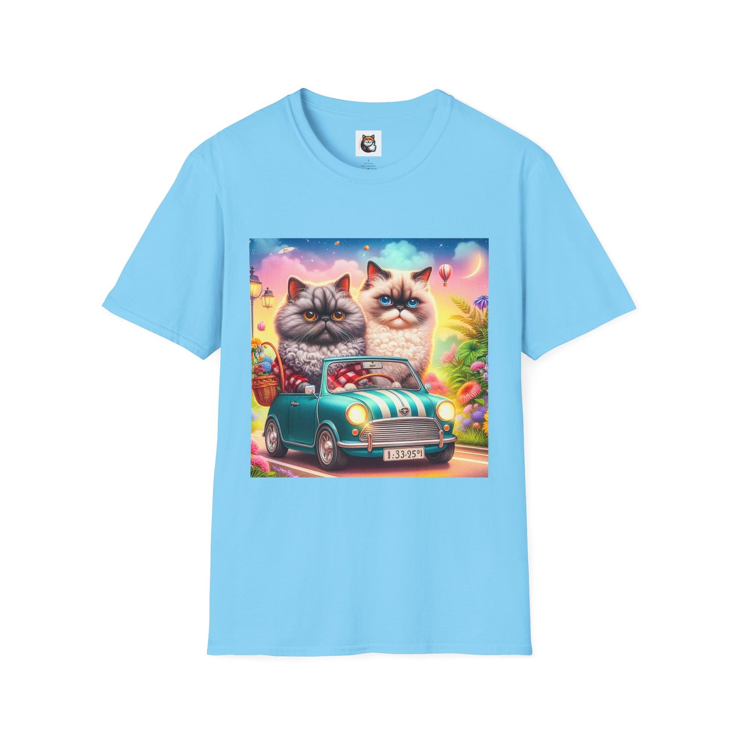 Selkirk Rex Cat T-Shirt tiny car