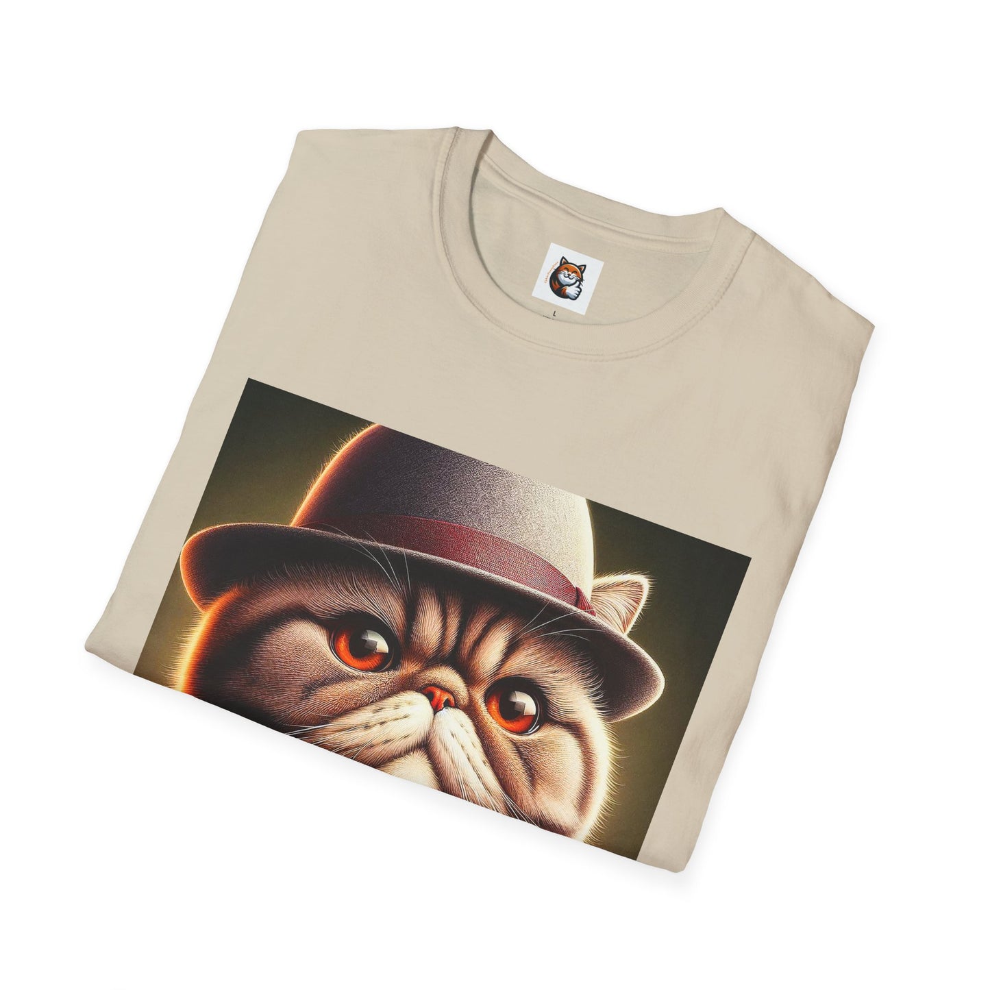 Exotic Shorthair Cat Unisex Softstyle T-Shirt