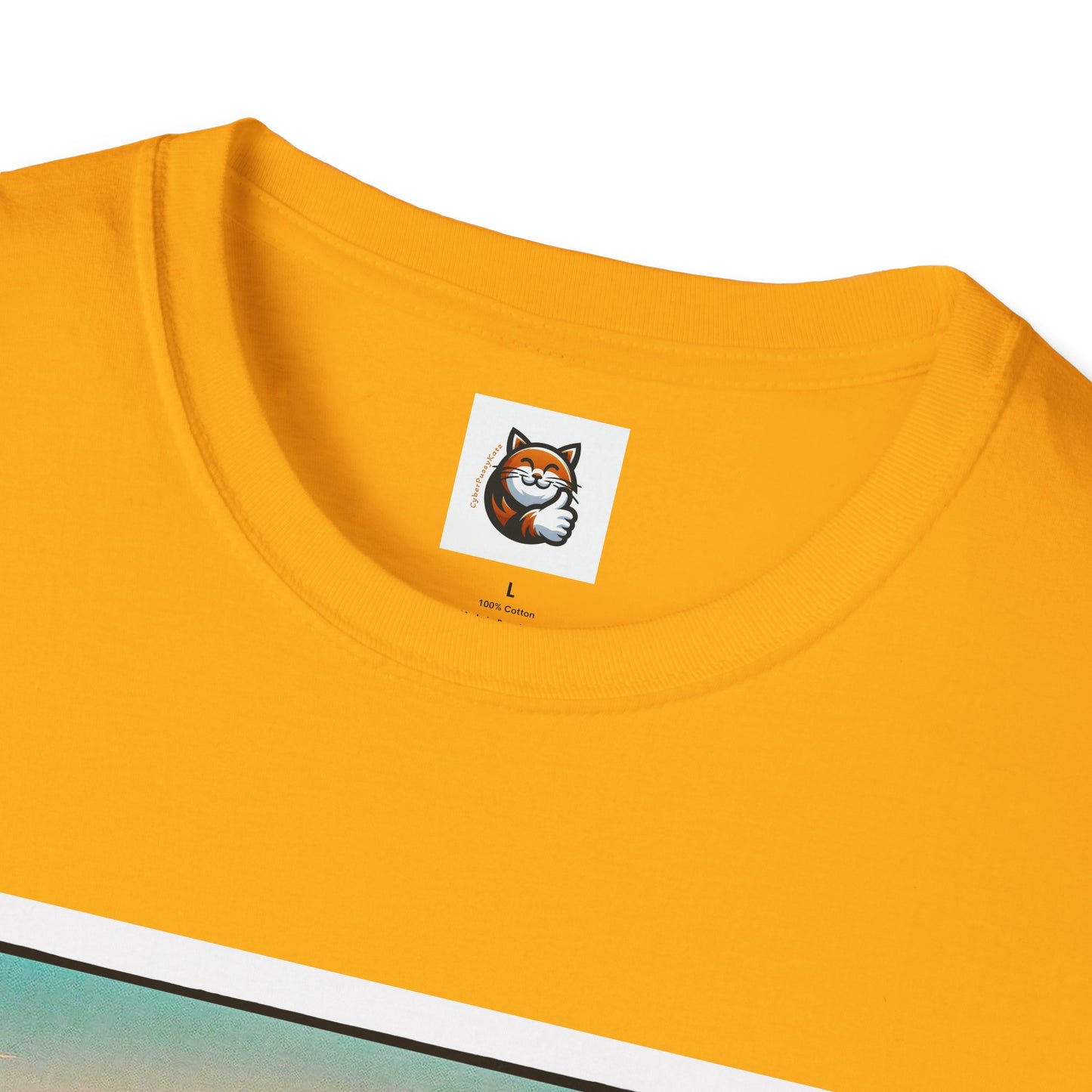 Wacky Devon Rex vintage car Unisex Softstyle T-Shirt