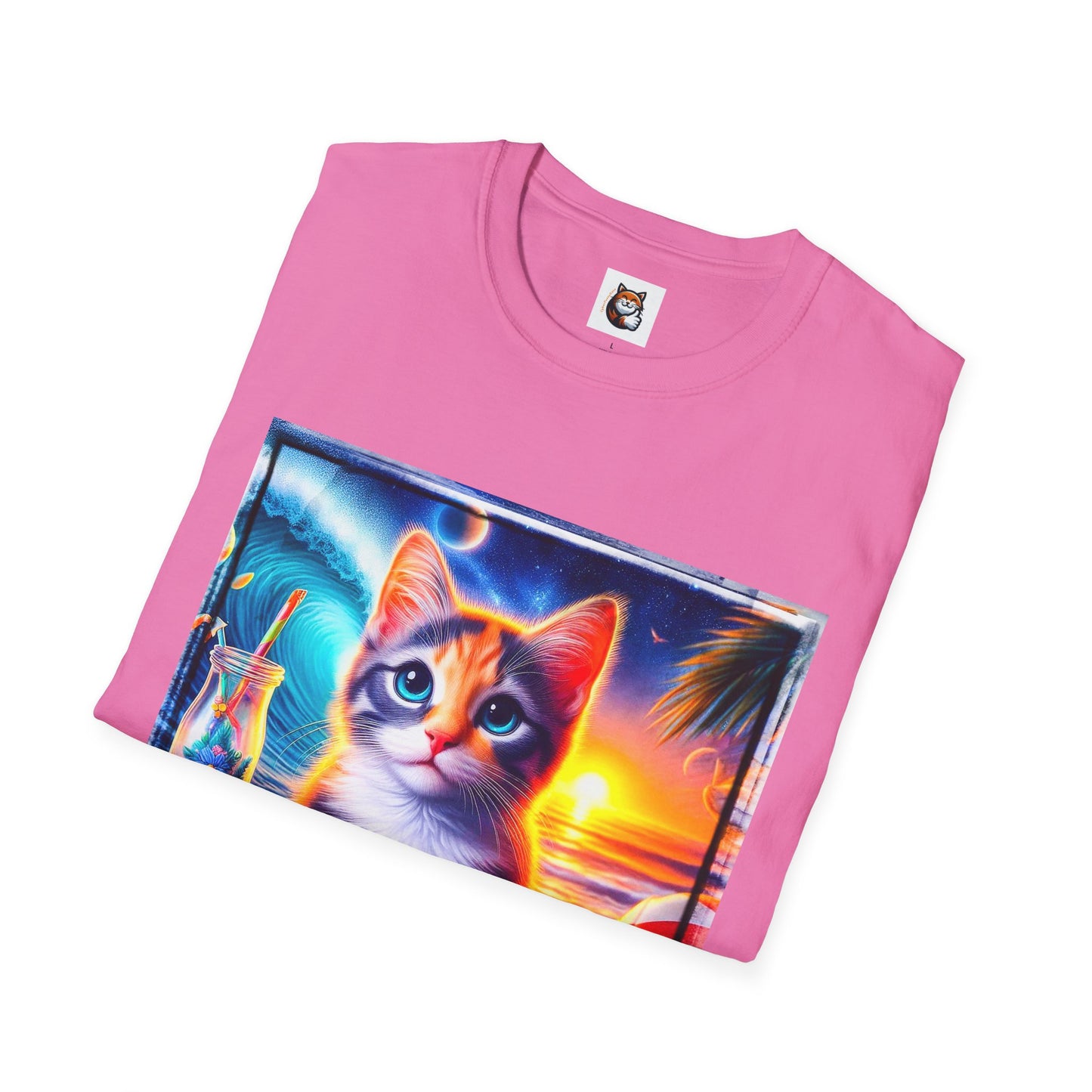 Domestic Cat Unisex Softstyle T-Shirt