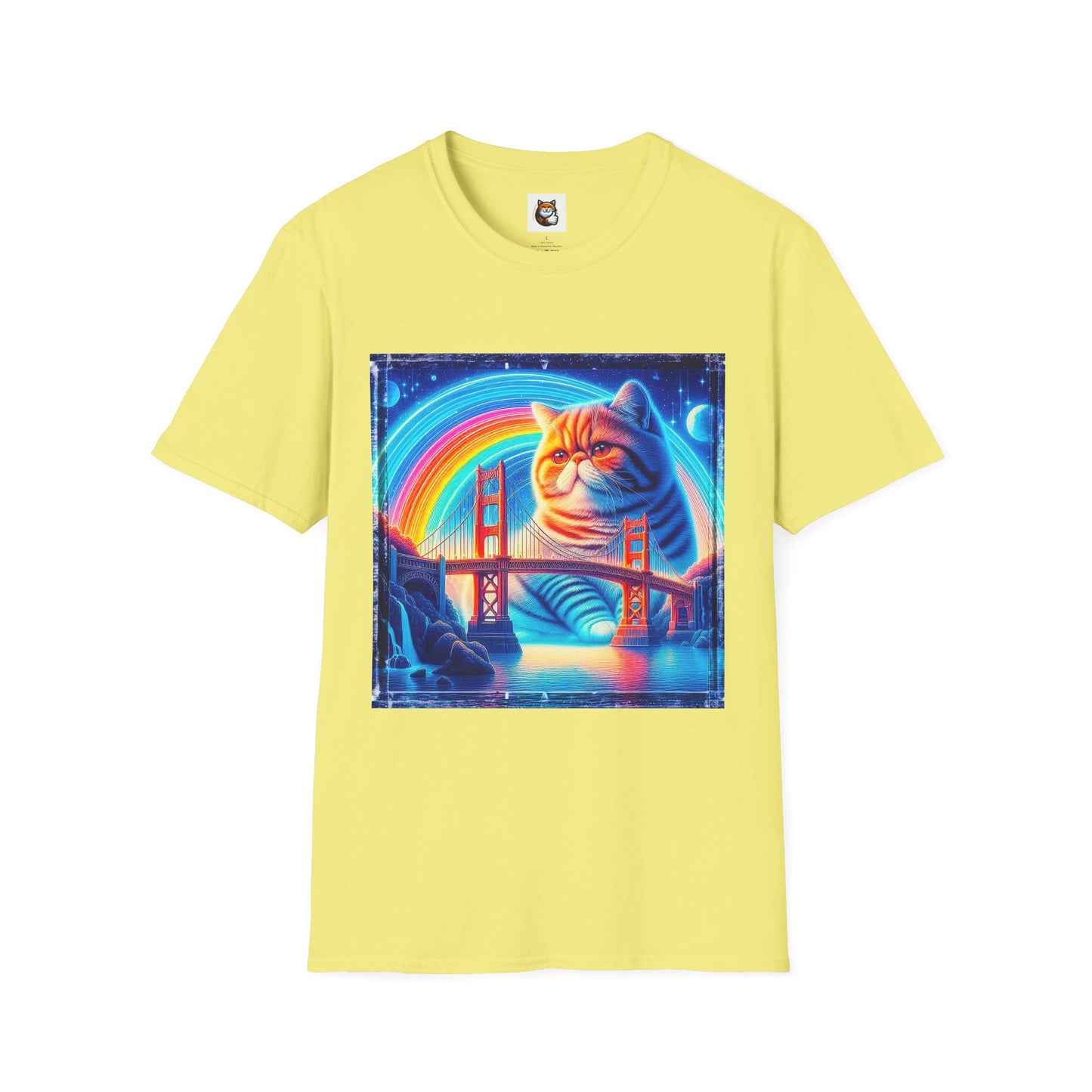 Exotic Shorthair Cat Unisex Softstyle T-Shirt