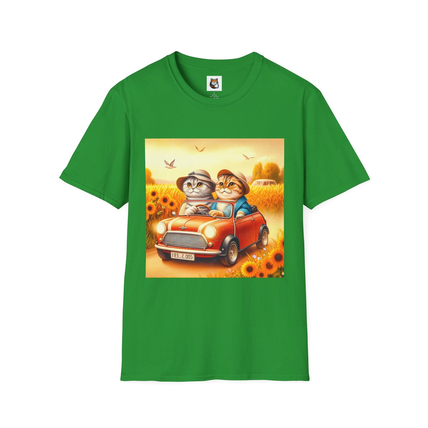 Scottish Fold pretty flowers shirt