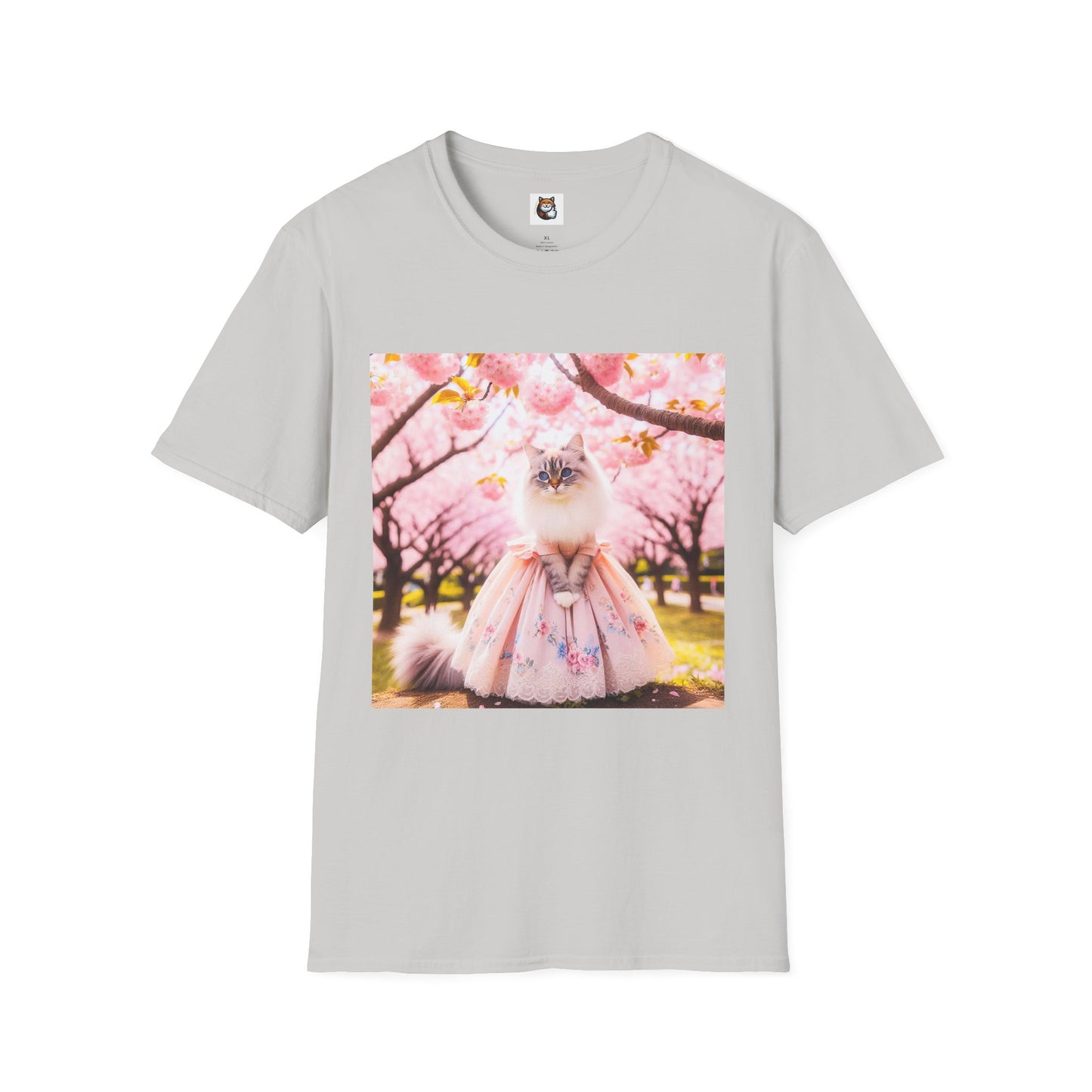Siberian Cat pink dress shirt