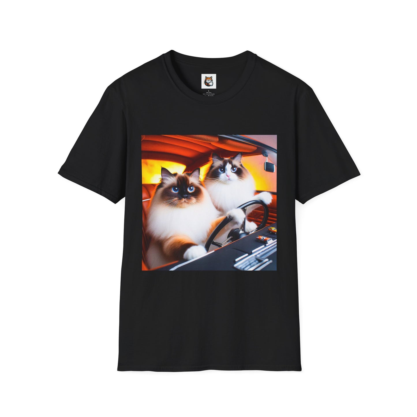 Wacky Ragdoll Unisex Softstyle T-Shirt