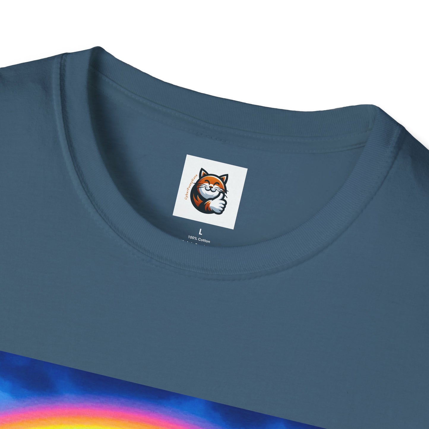 Russian Blue Cat Unisex Softstyle T-Shirt