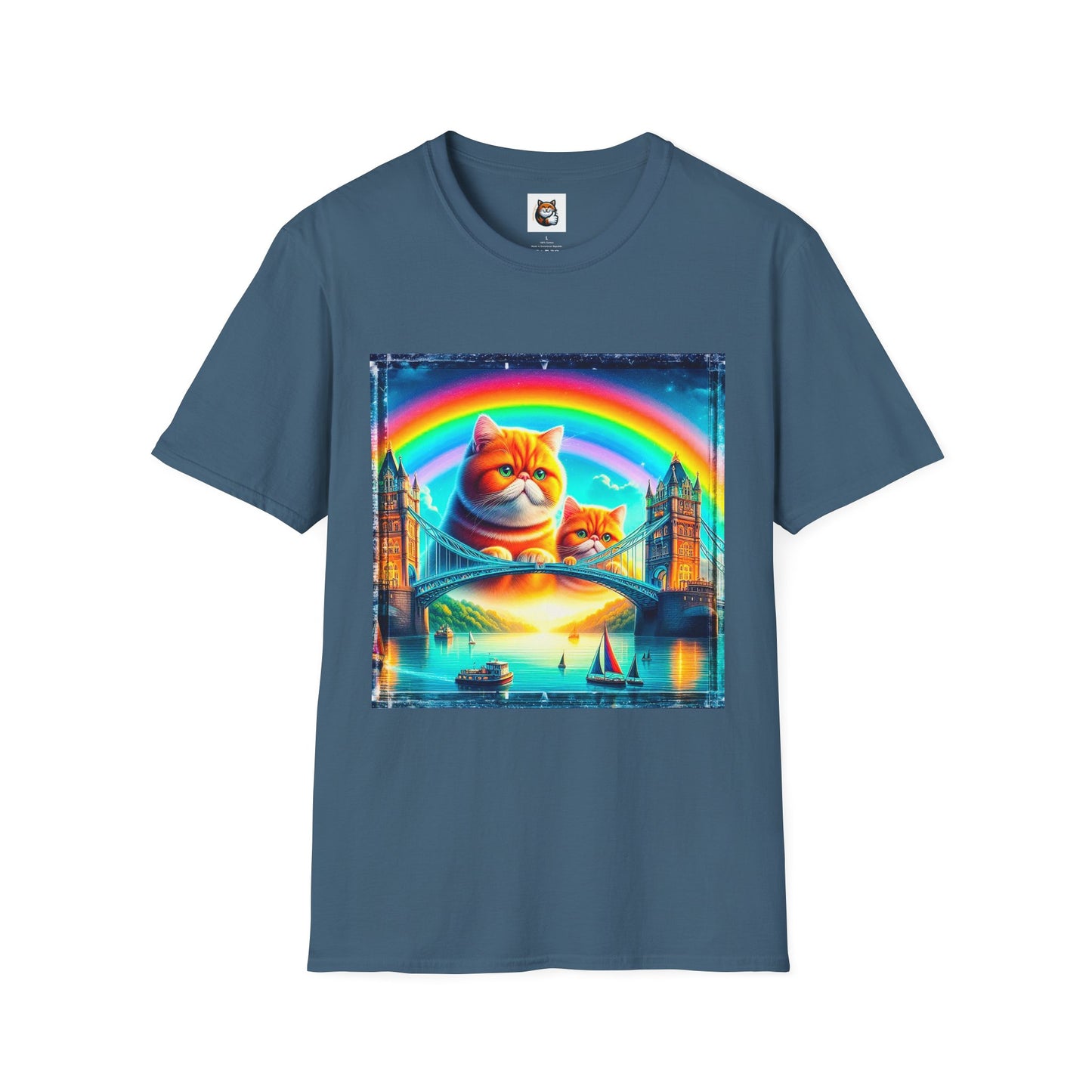 Exotic Shorthair Cat Unisex Softstyle T-Shirt
