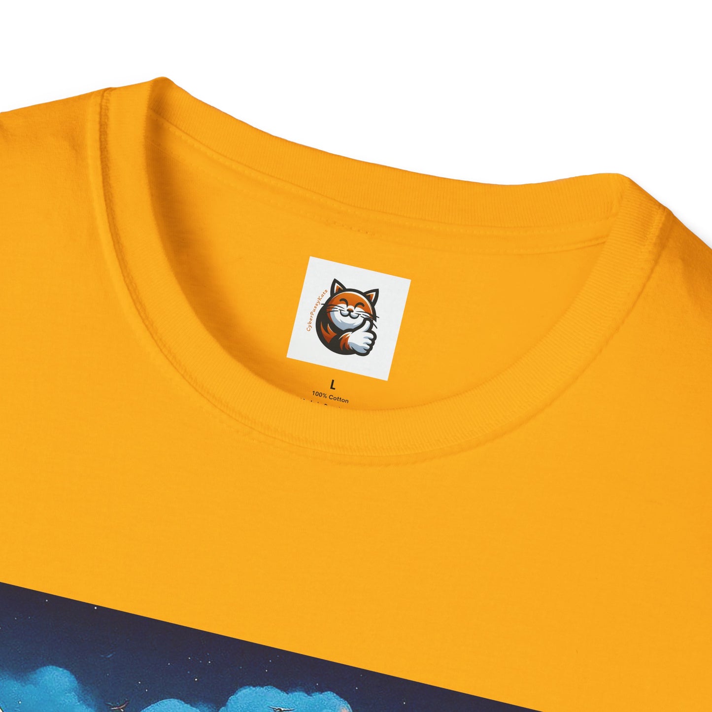 Wacky Russian Blue Cat cute couple driving T-Shirt