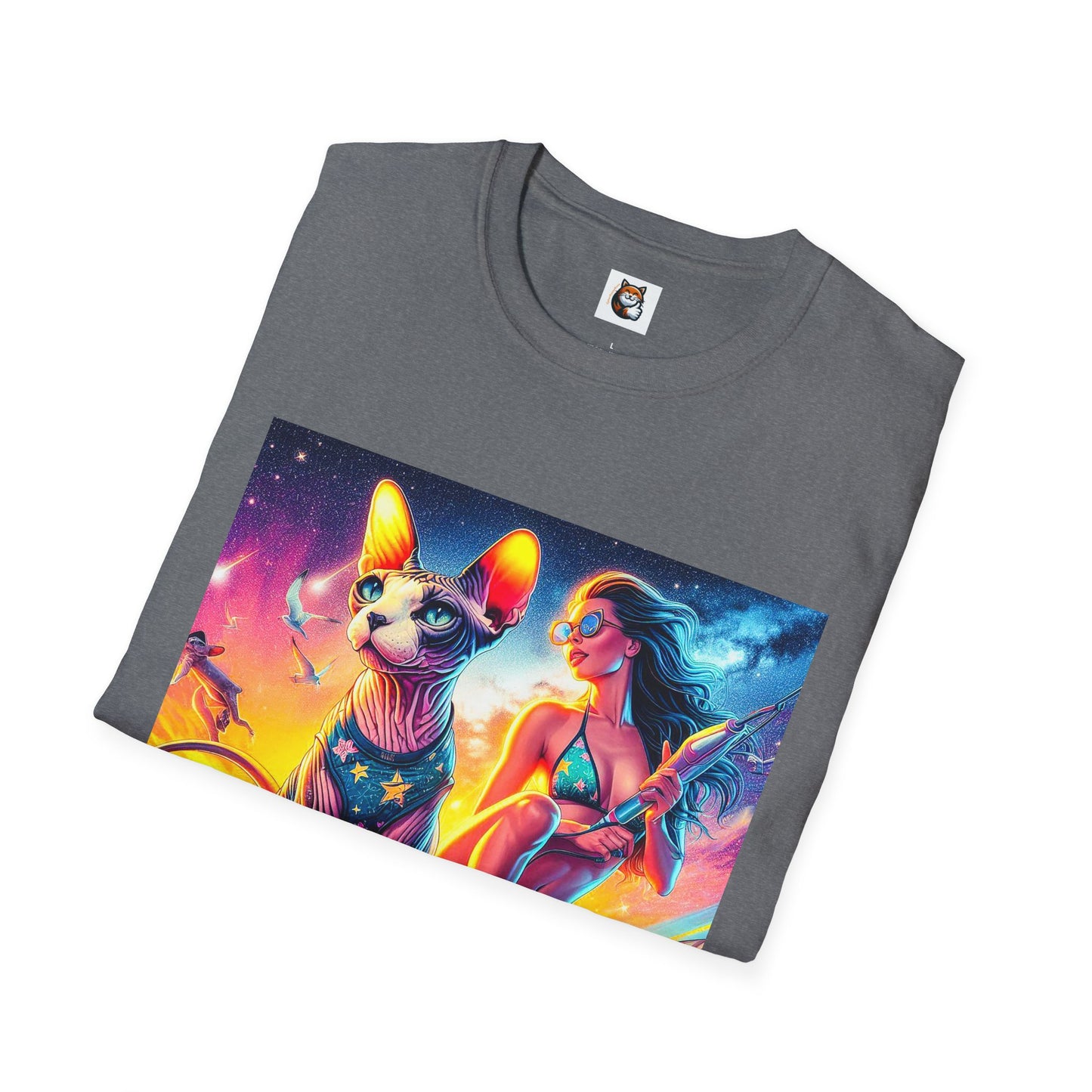 Sphynx Cat surfing queen shirt