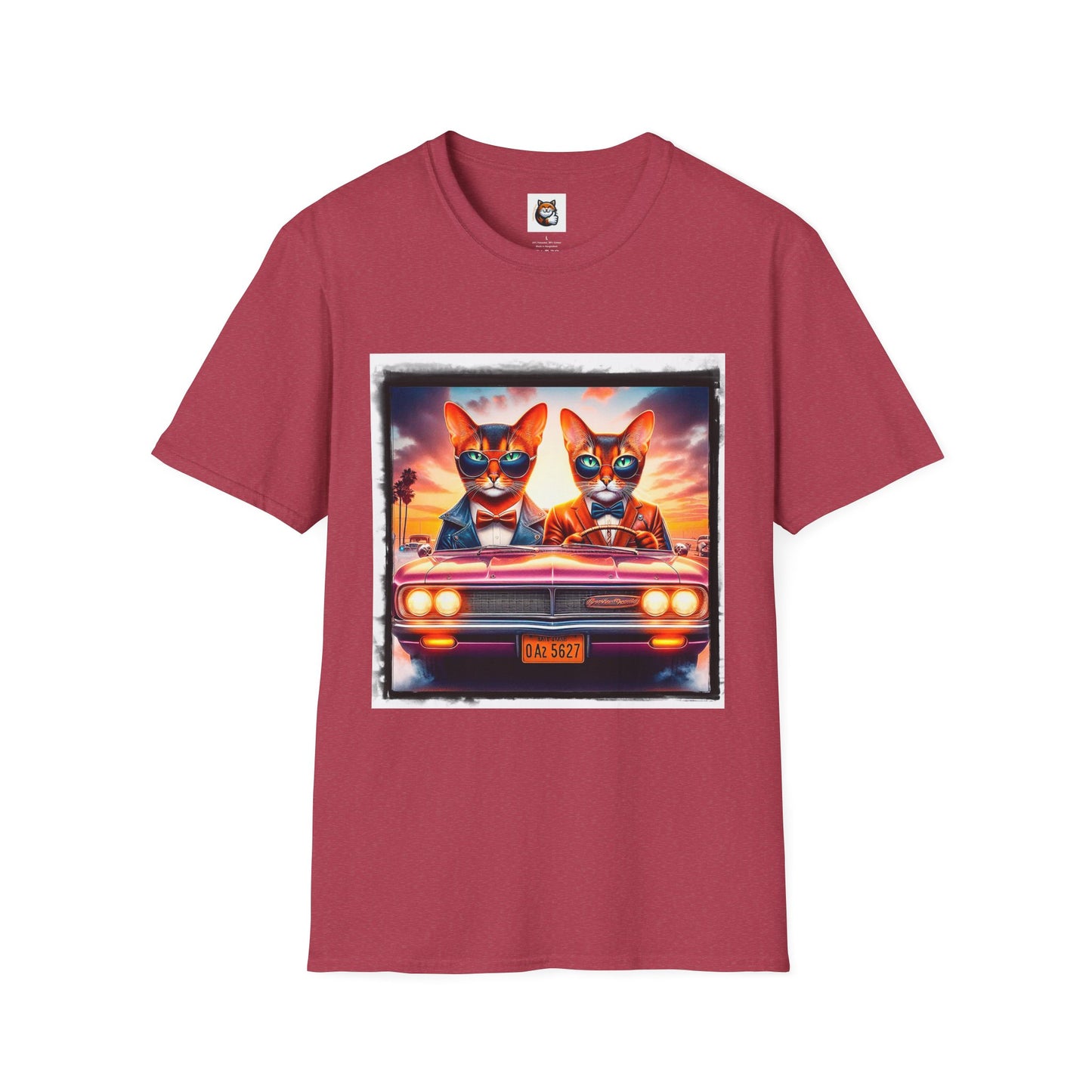 Wacky car driving Unisex Softstyle T-Shirt