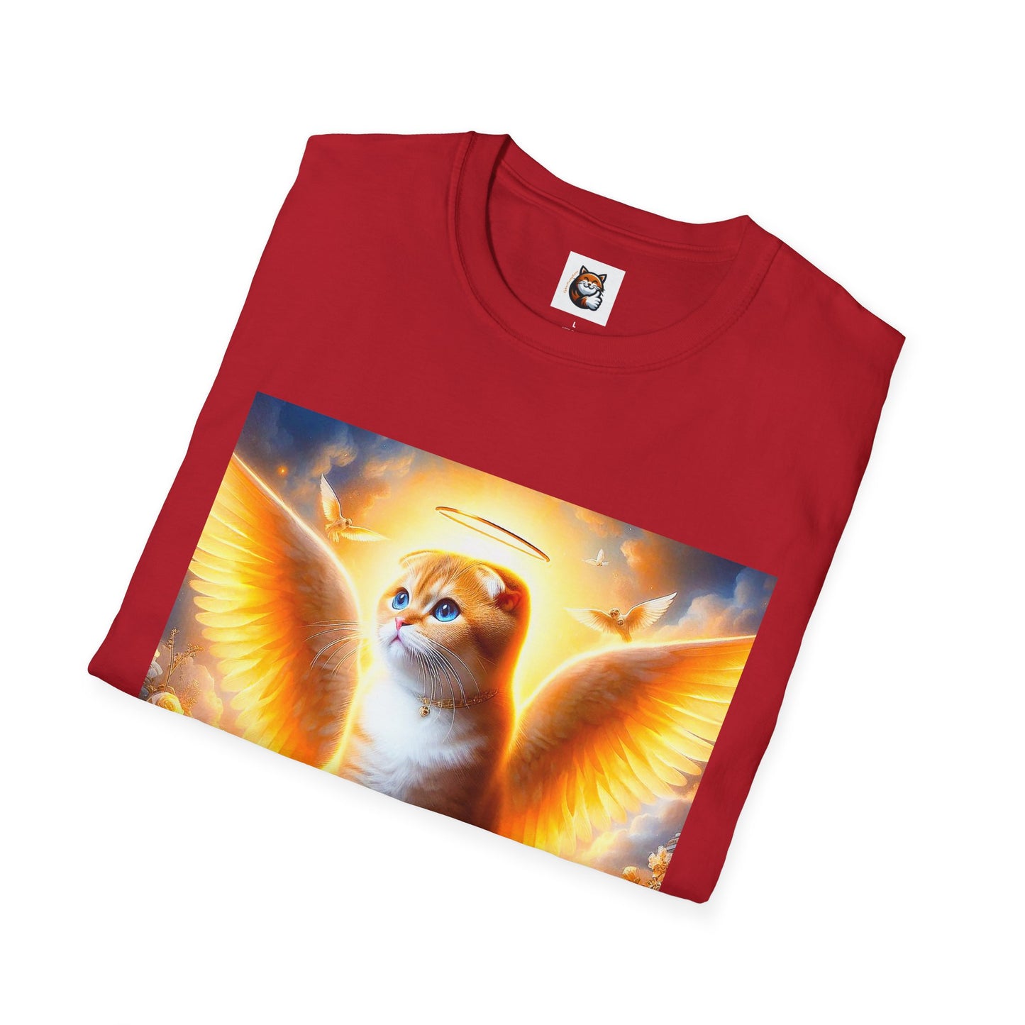 Scottish Fold Cat golden Angel T-Shirt