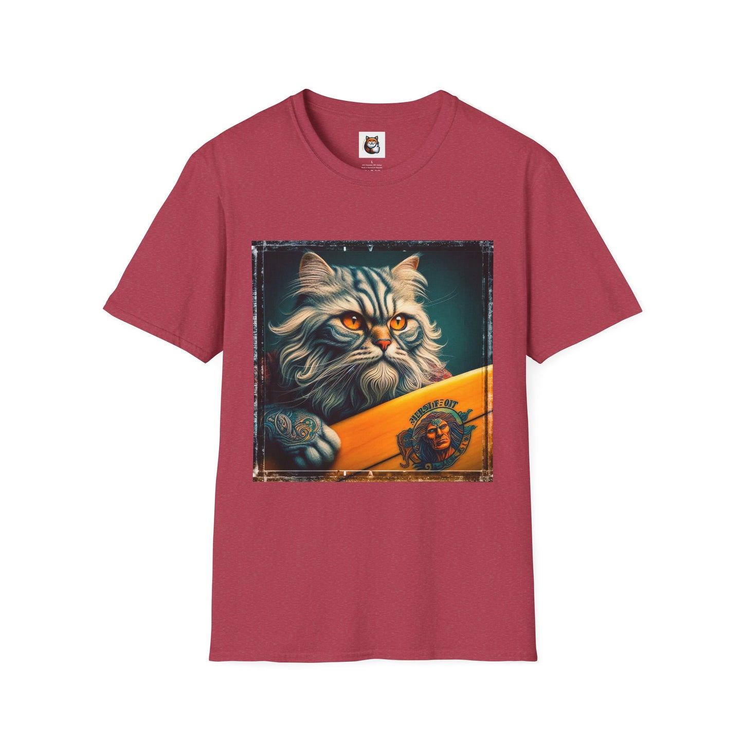 Persian Cat Unisex Softstyle T-Shirt