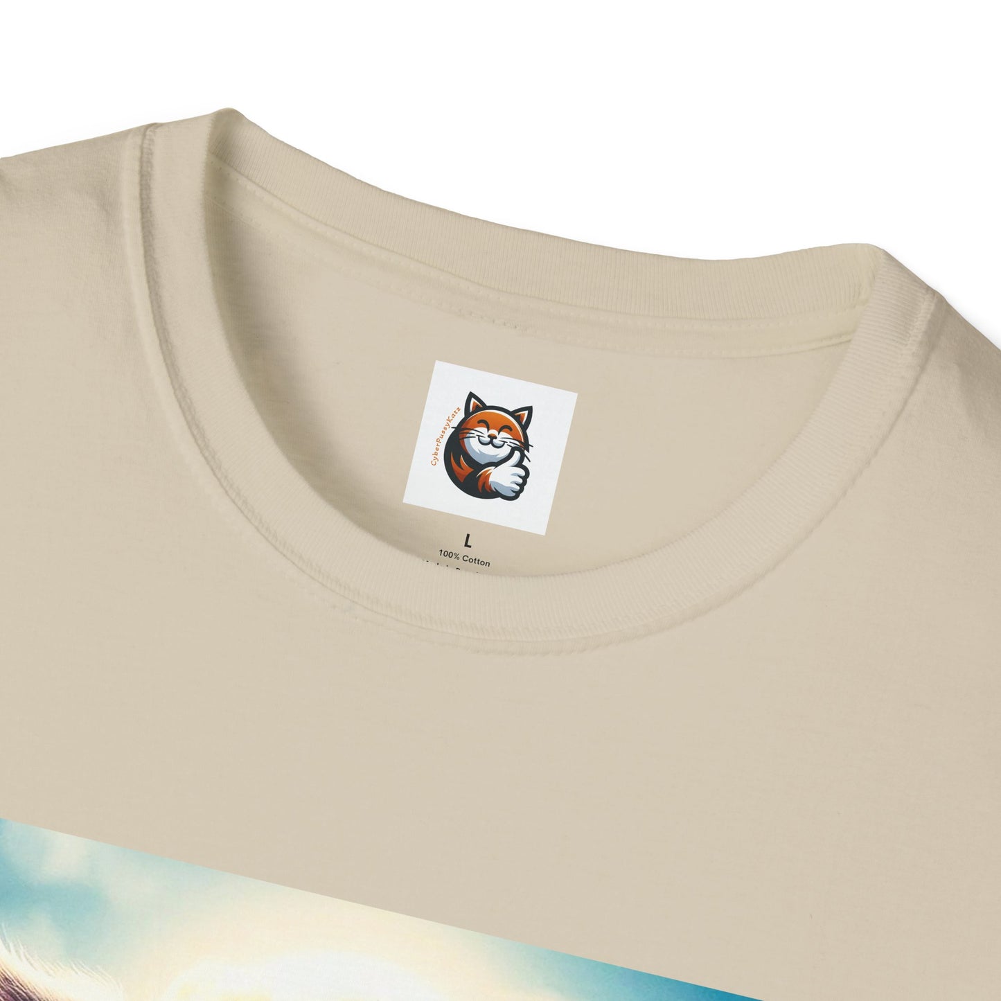 Selkirk Rex Cat T-Shirt beach day