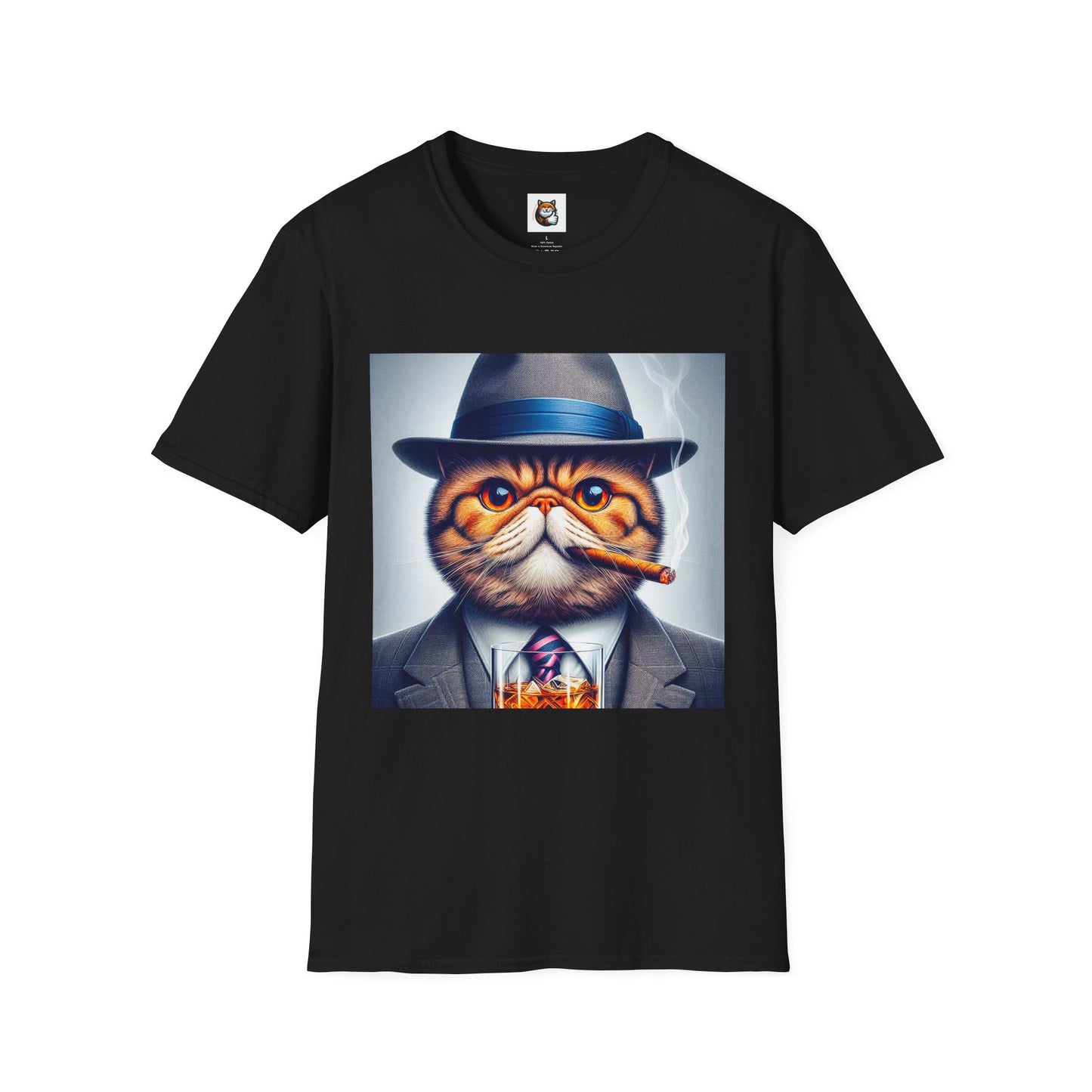 Exotic Shorthair Cat Unisex Softstyle T-Shirt