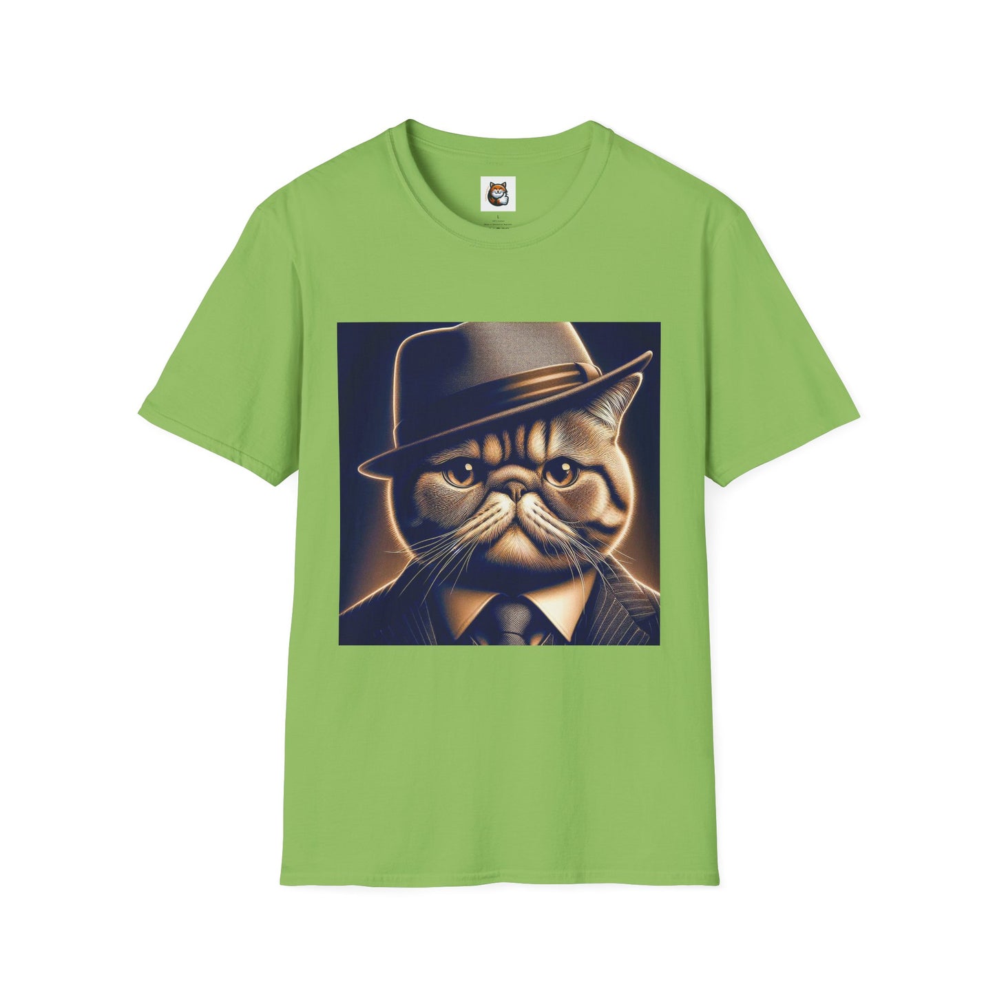 Exotic Shorthair Cat Unisex Softstyle T-Shirt