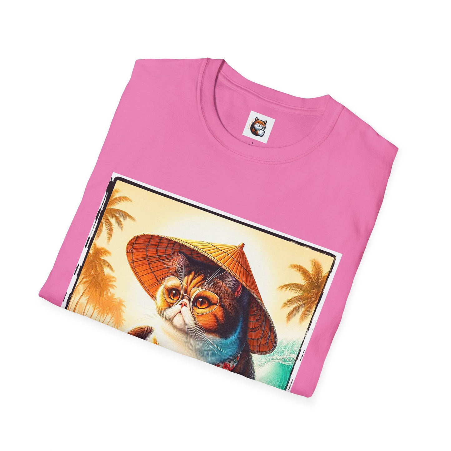 Exotic Shorthair Cat Unisex Softstyle T-Shirt