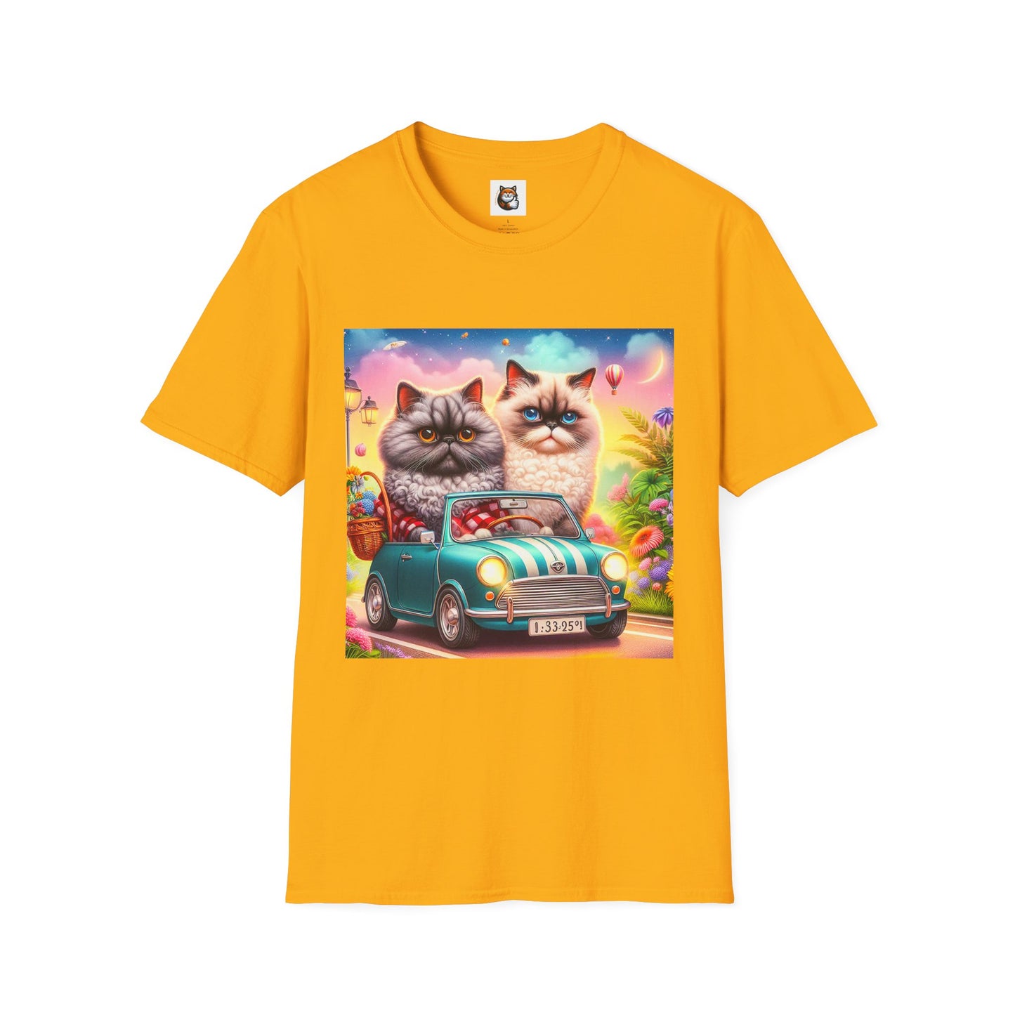 Selkirk Rex Cat T-Shirt tiny car