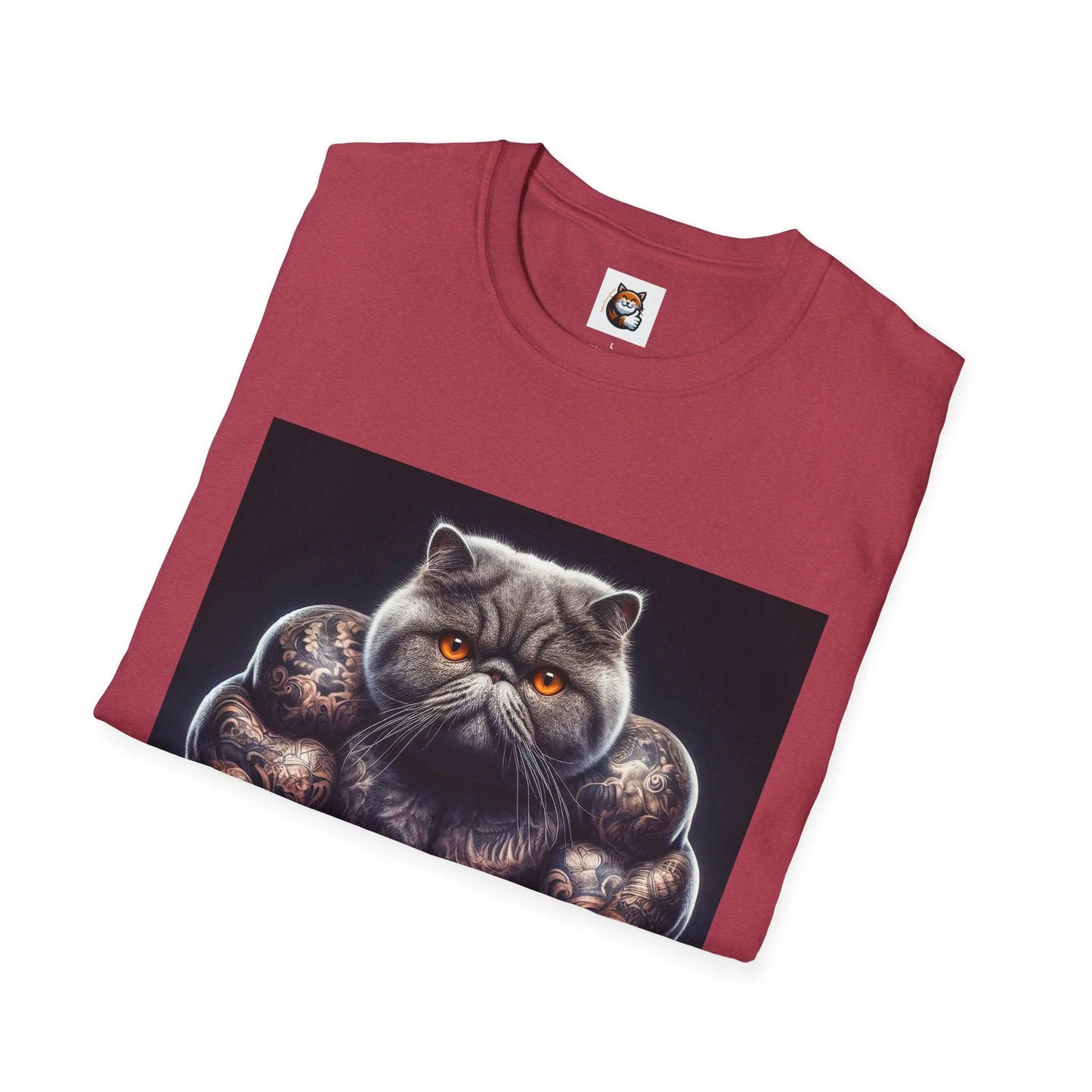 Exotic Shorthair Cat Unisex Softstyle T-Shirt by Printify