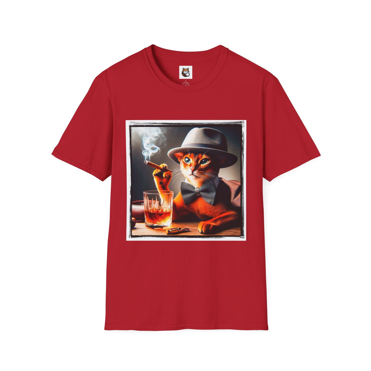 Abyssinian cigar smoking Softstyle T-Shirt