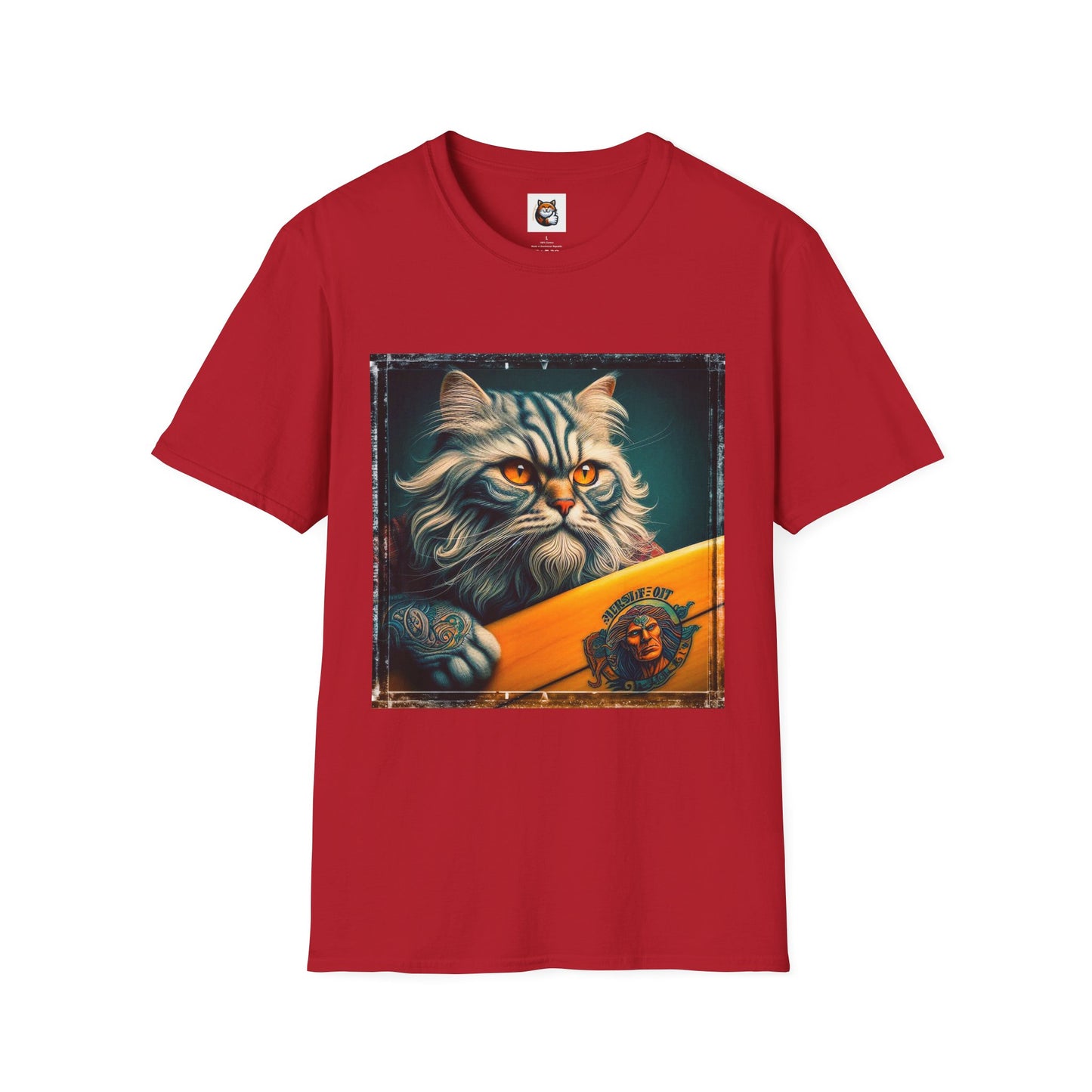 Persian Cat Unisex Softstyle T-Shirt