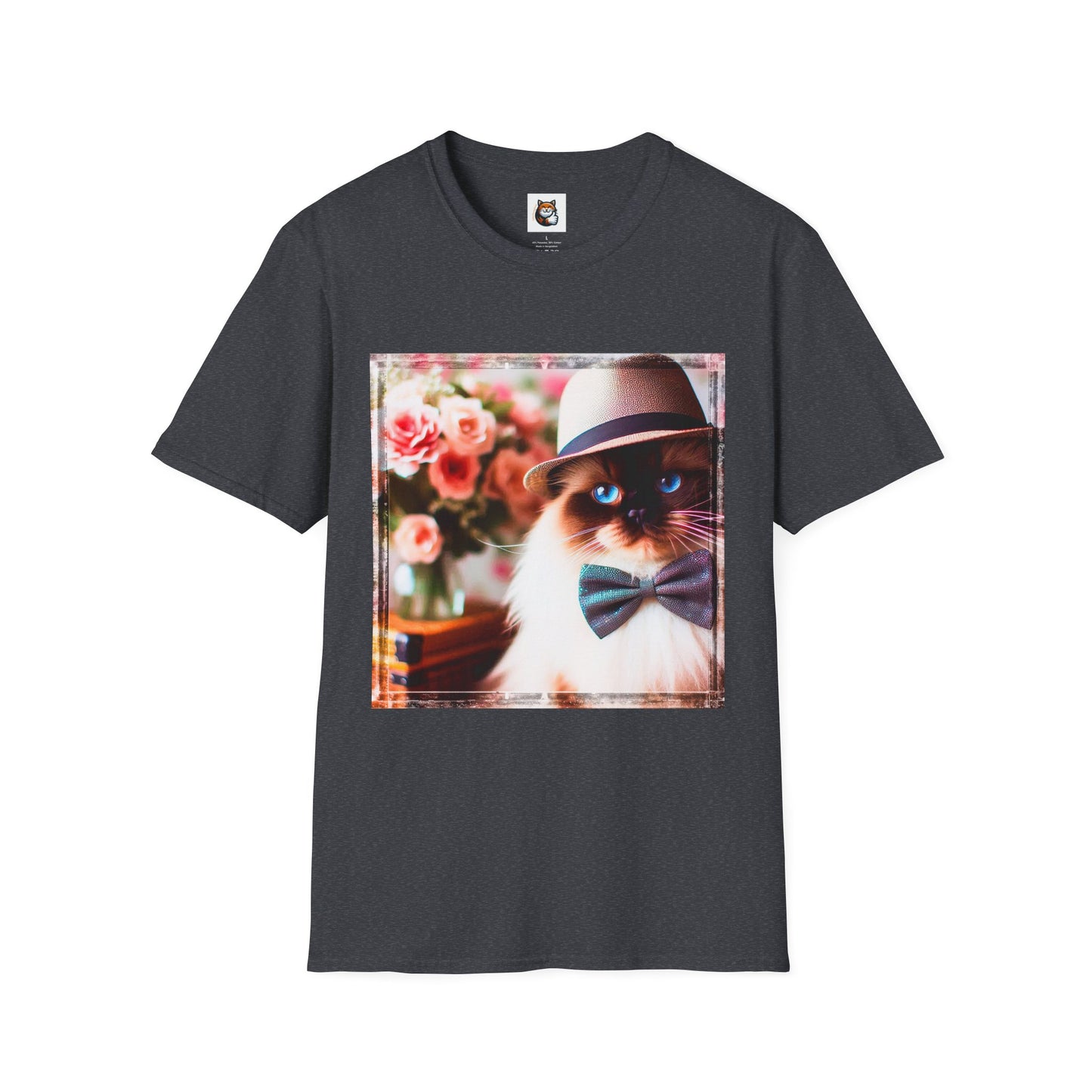Ragdoll Unisex bow tie and hat T-Shirt