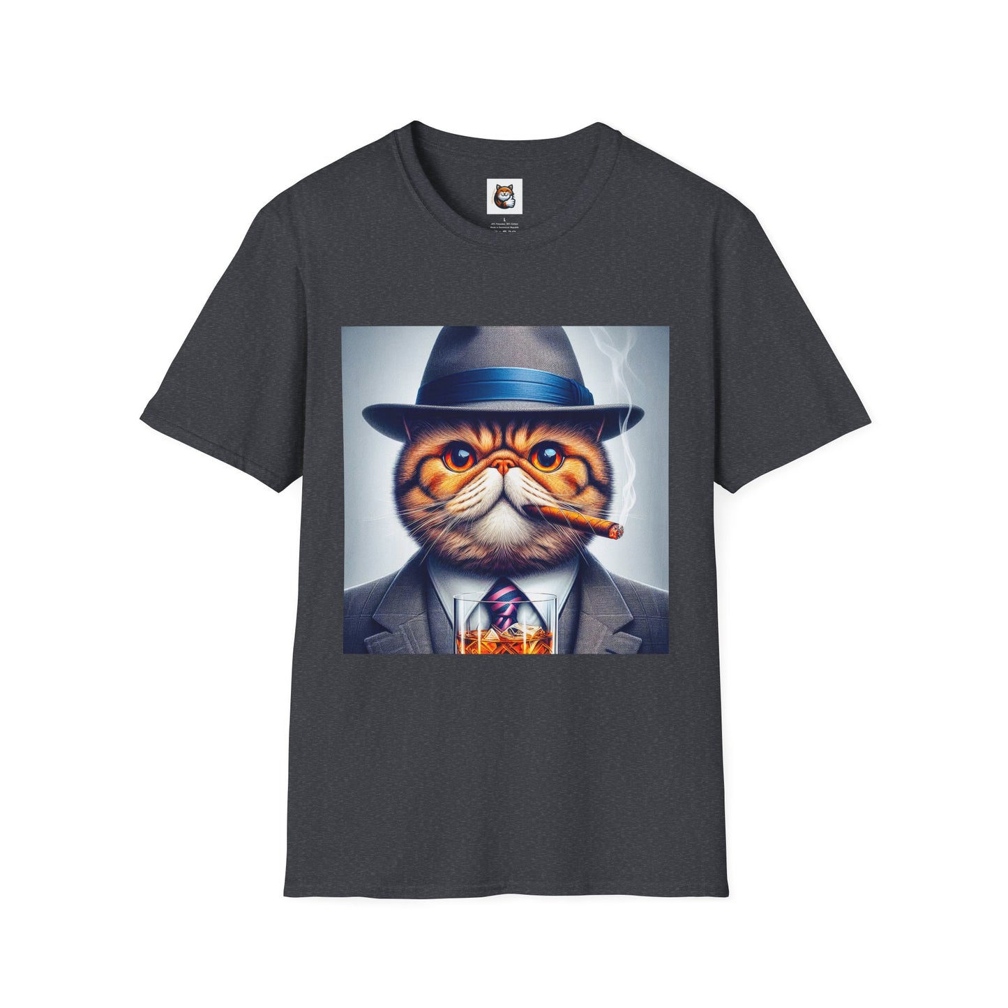 Exotic Shorthair Cat Unisex Softstyle T-Shirt