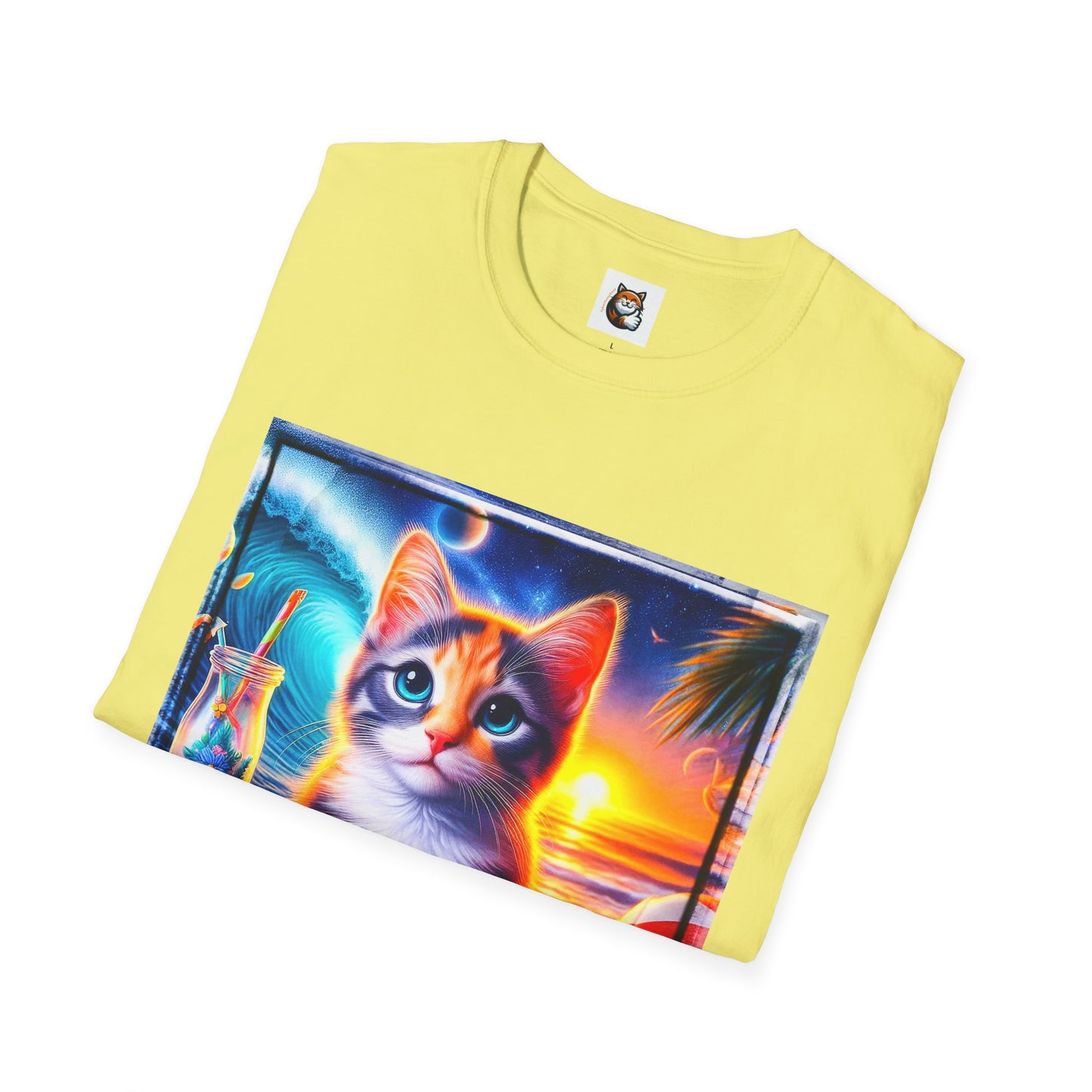 Domestic Cat Unisex Softstyle T-Shirt