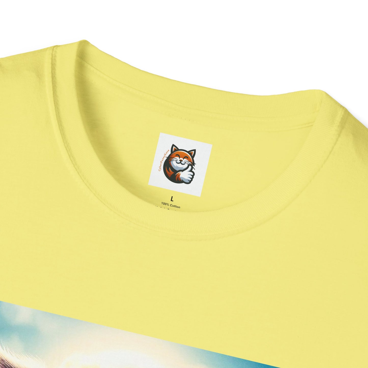 Selkirk Rex Cat T-Shirt beach day