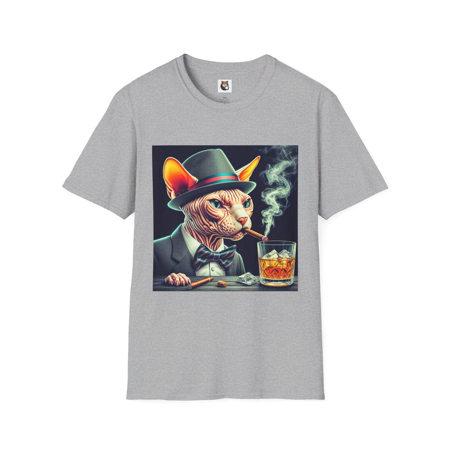 Sphynx Cat cigars and whiskey