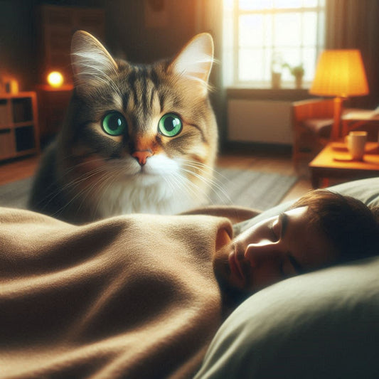 Why Do Cats Stare at You While You Sleep?
