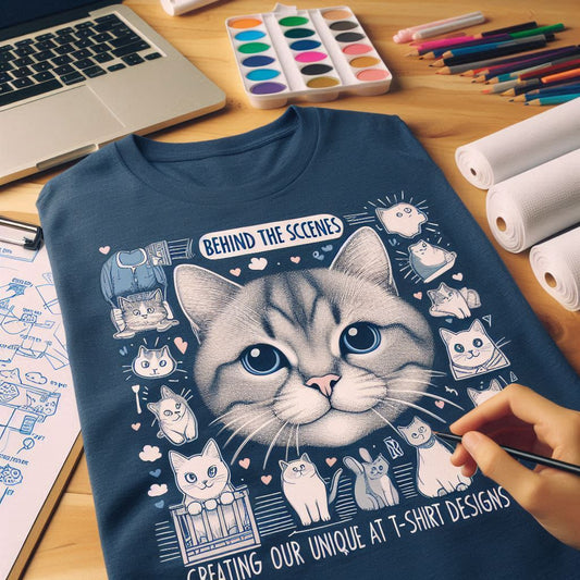 Behind the Scenes: Creating Our Unique Cat T-Shirt Designs