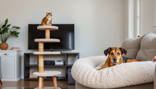 Cat-Dog Harmony at Home: Create a Calm Space for Nervous Cats and Welcoming Dogs with CyberPussyKatz, CyberBabiez, CyberMutz, and CyberMunkiez Collections.