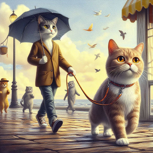 How to Train Your Cat to Walk on a Leash Without a Fight