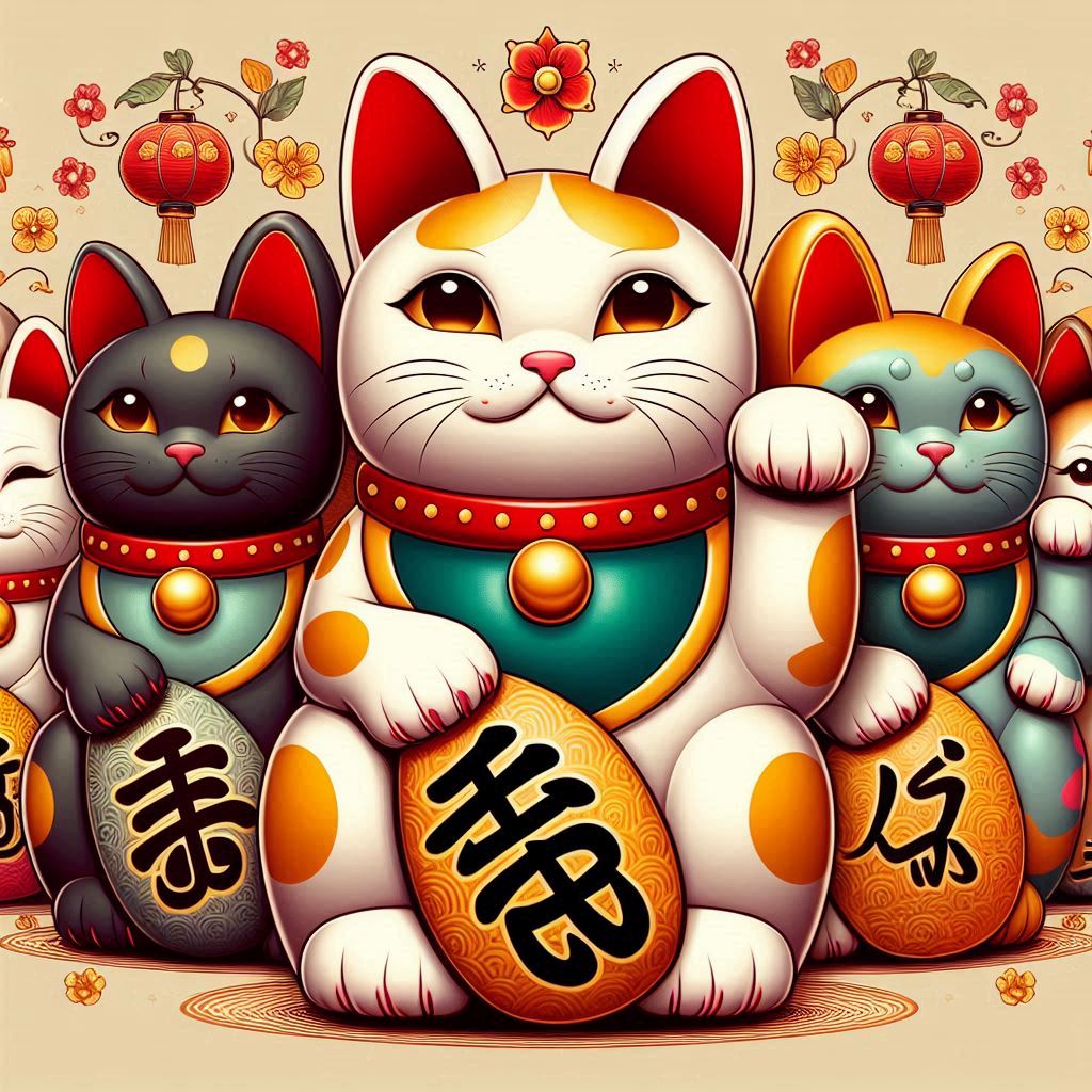 Maneki-Neko (Lucky Cat) Variations – The History and Meaning Behind Different Paw Positions