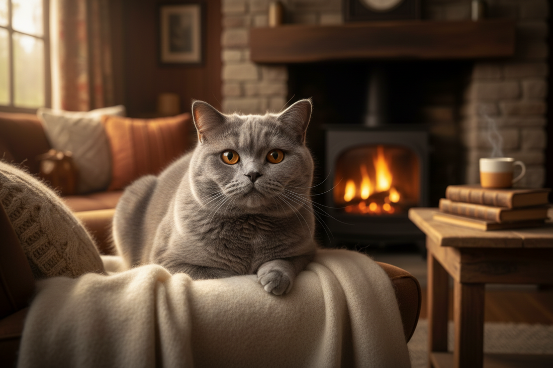 British Shorthair Cats Calm Round and Lovable