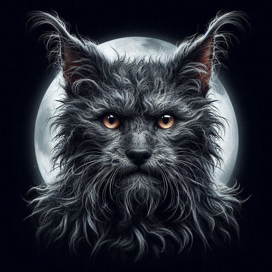 Lykoi (Werewolf Cat) – A Rare Breed with a Scruffy, Wild Look Resembling a Werewolf